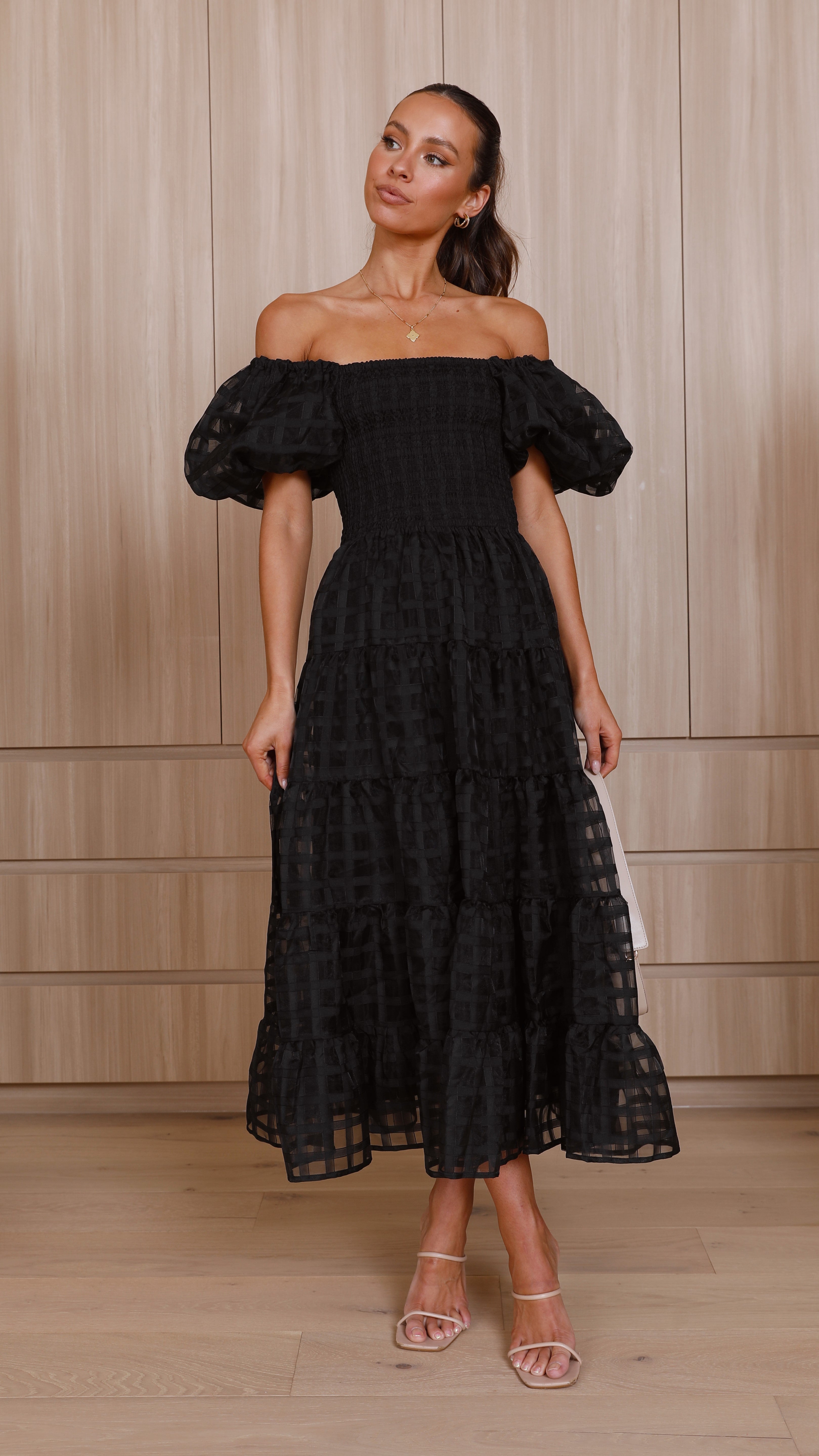 Deemi Maxi Dress - Black