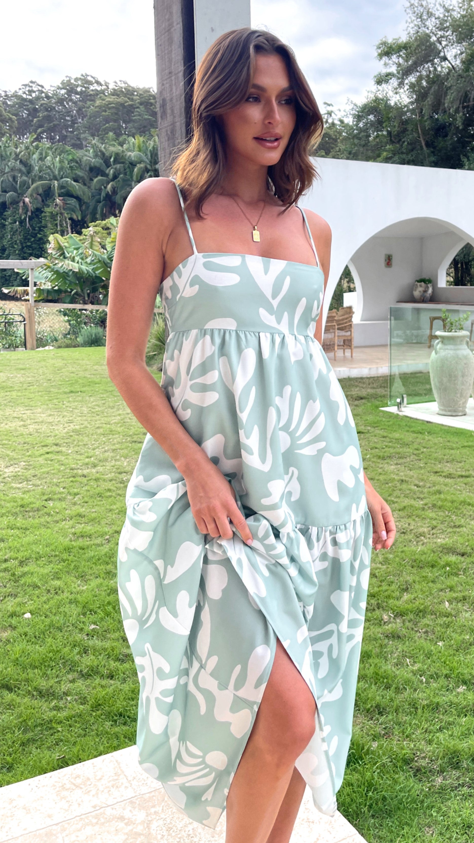 Hattie Maxi Dress - Sage Botanica