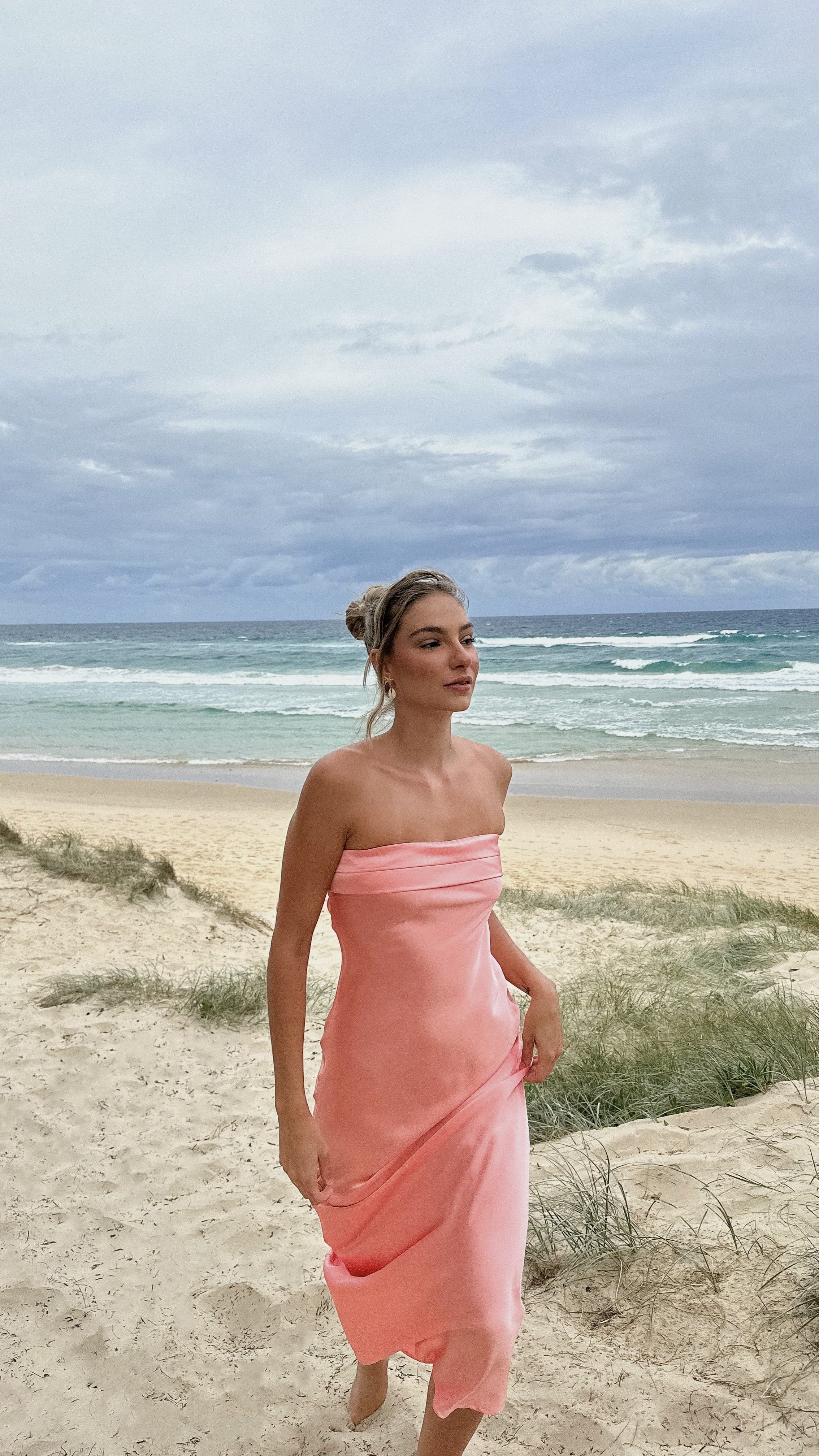 Miya Maxi Dress - Pink