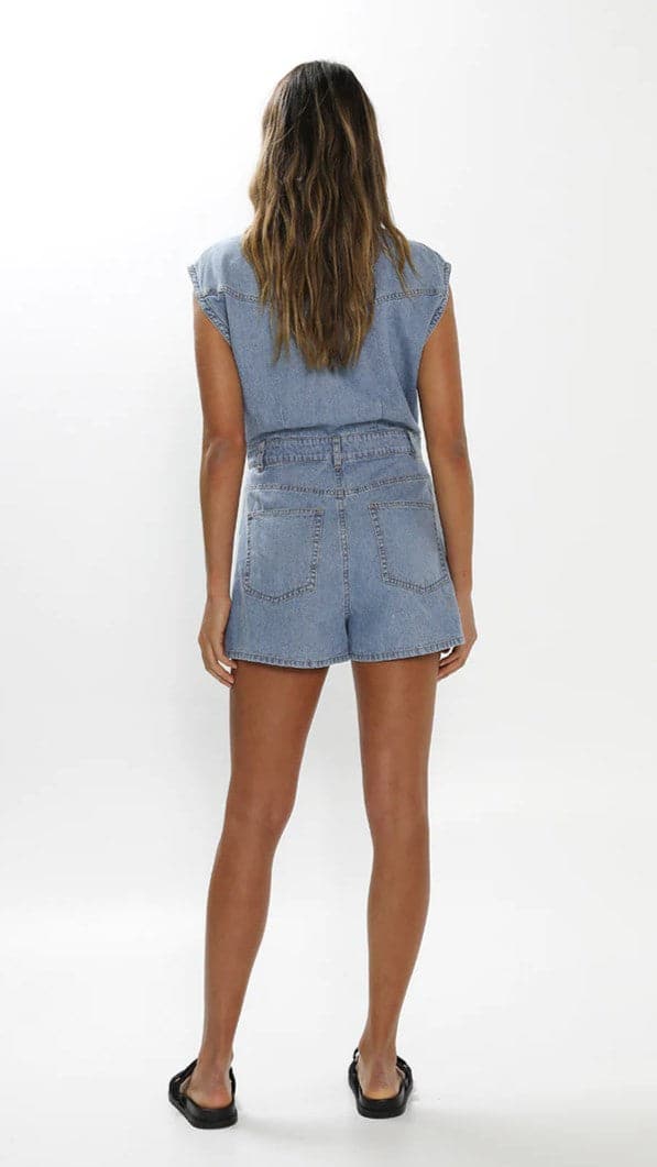 Odessia Playsuit - Denim