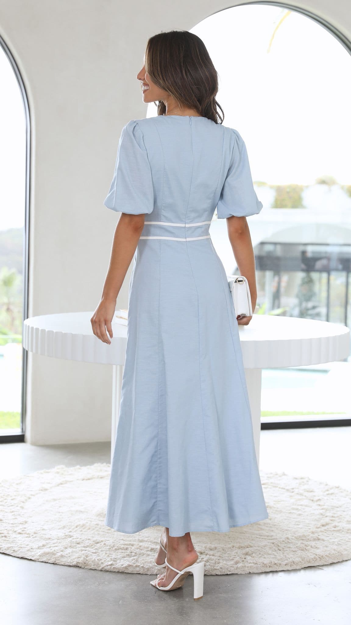 Sweetie Midi Dress - Blue