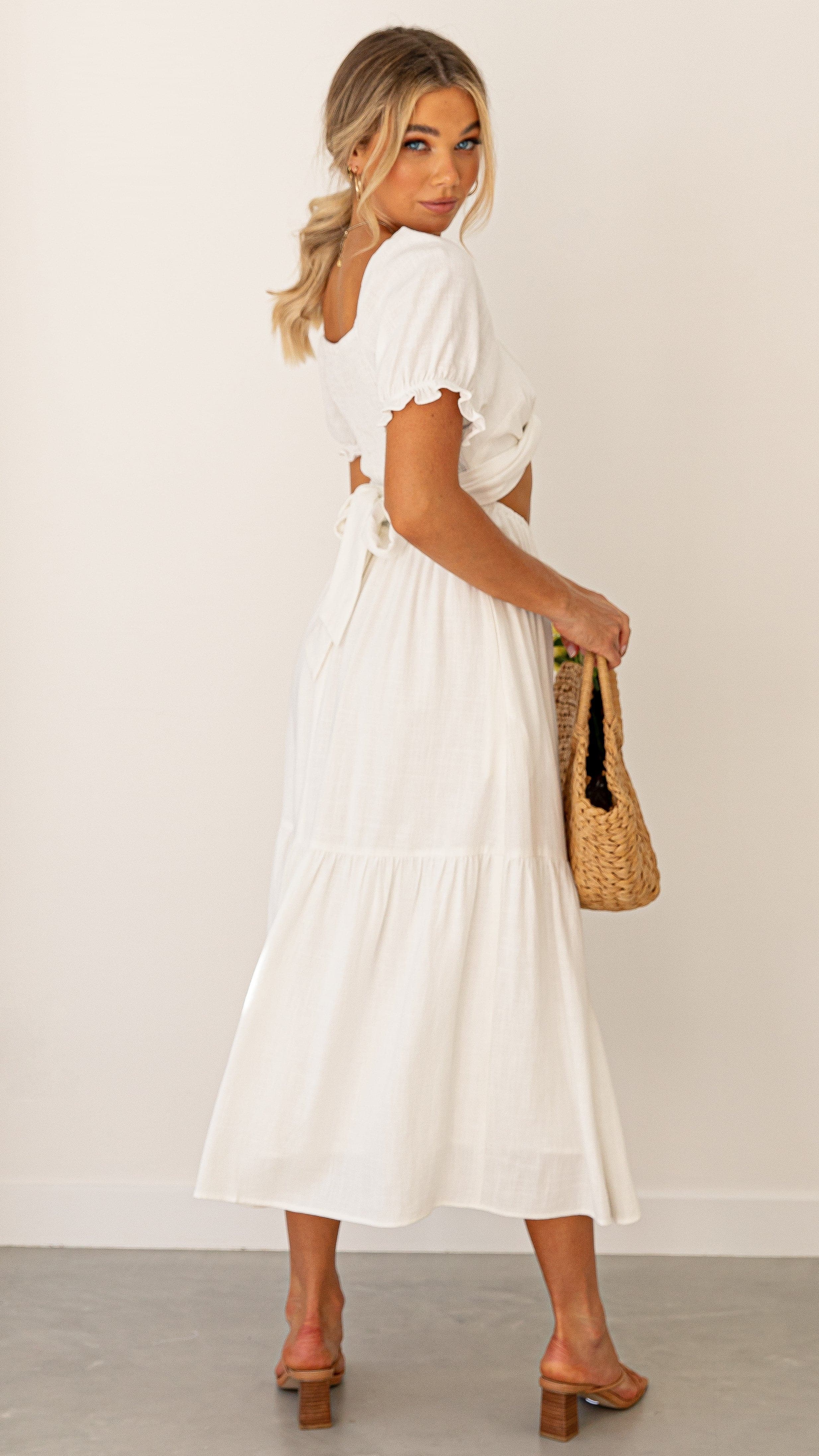 Sami Maxi Dress - White