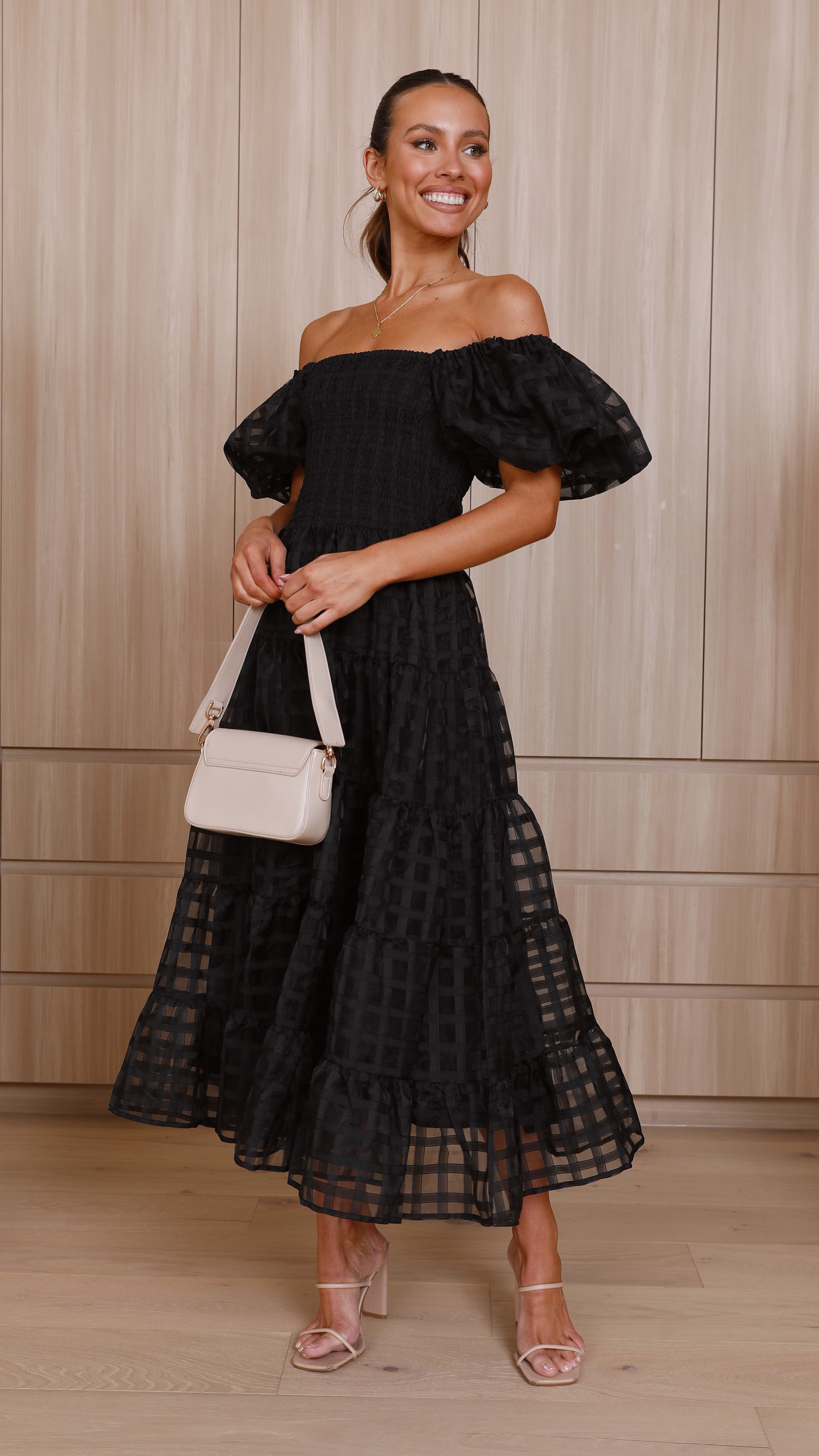 Deemi Maxi Dress - Black