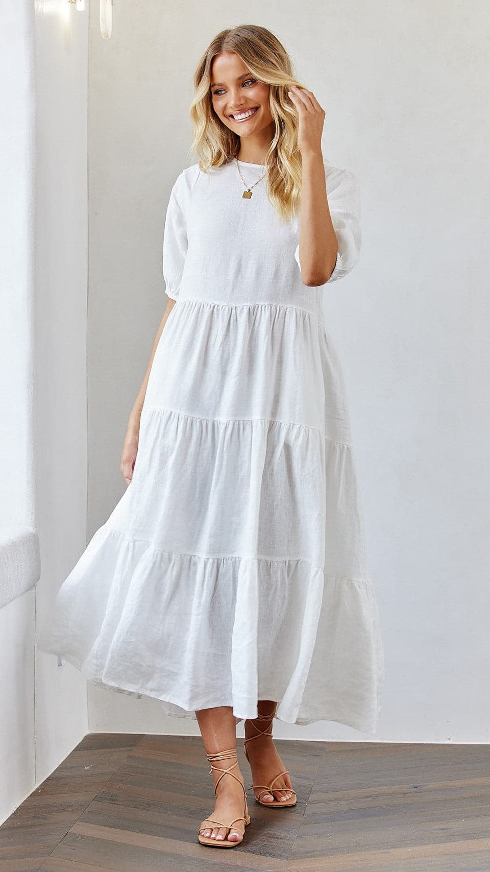 Dahlia Maxi Dress - White