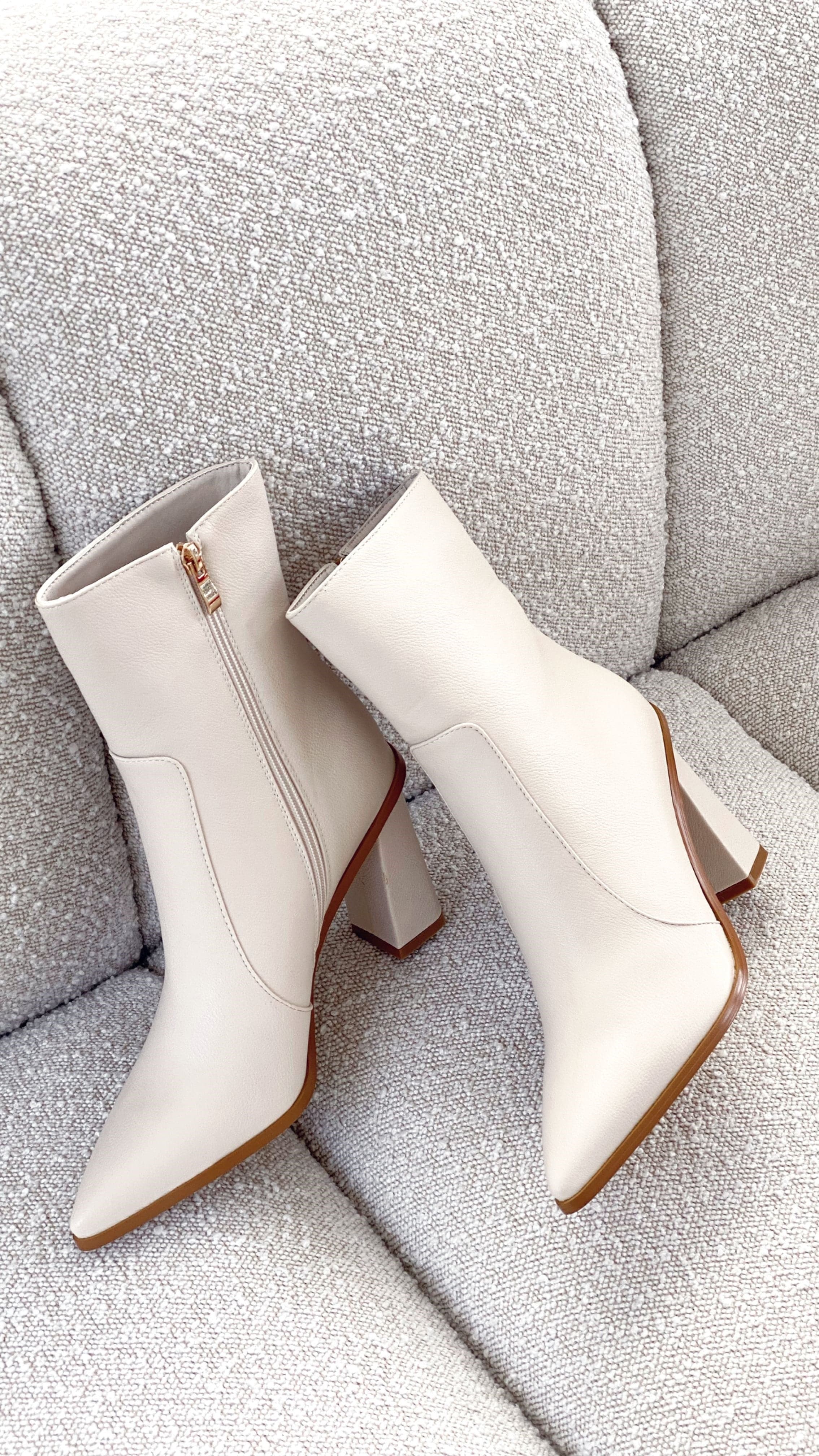Mirie Boots  - Ivory