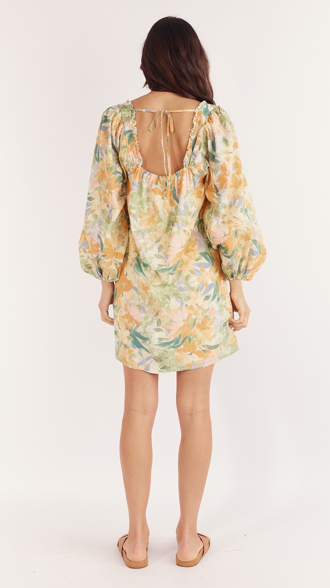 Dua Mini Dress - Wildflowers Print