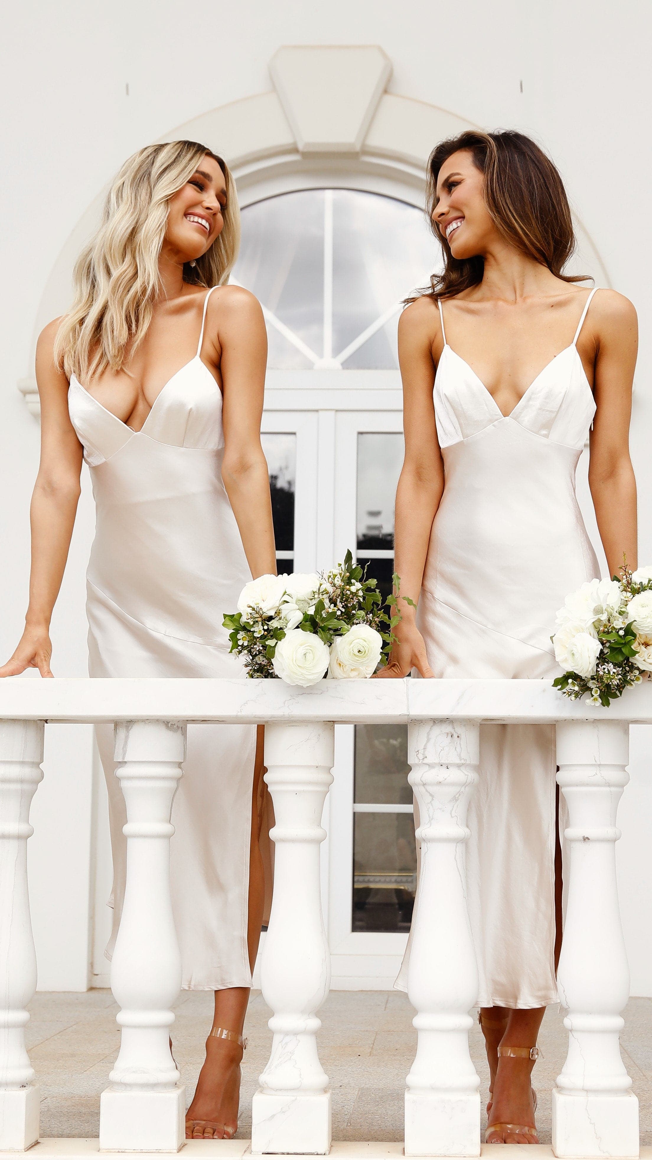 Josie Midi Dress - Champagne