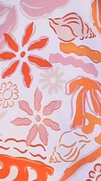 Jadie Wrap Mini Dress - Seaview Print