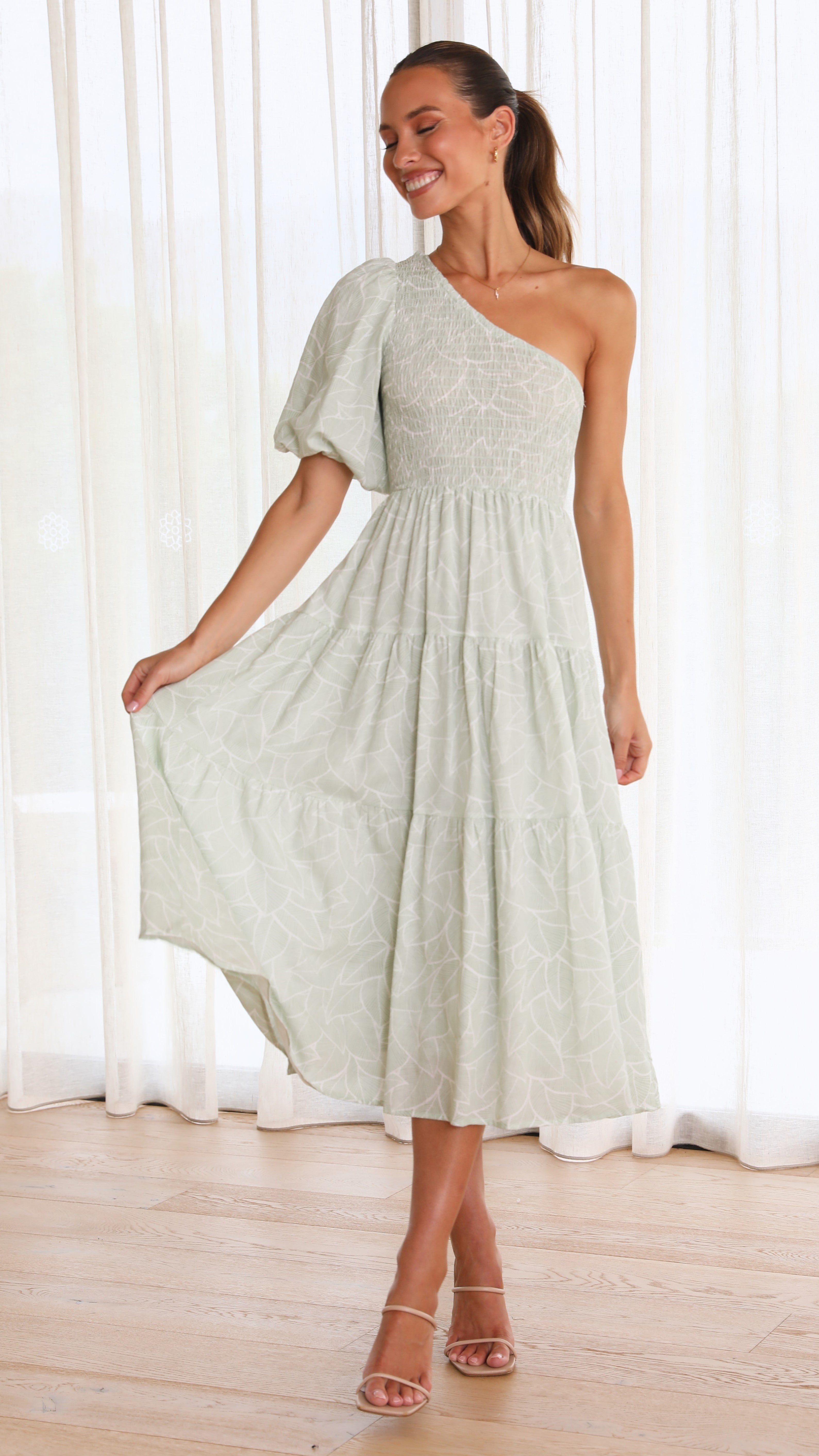 Mika Midi Dress - Mint