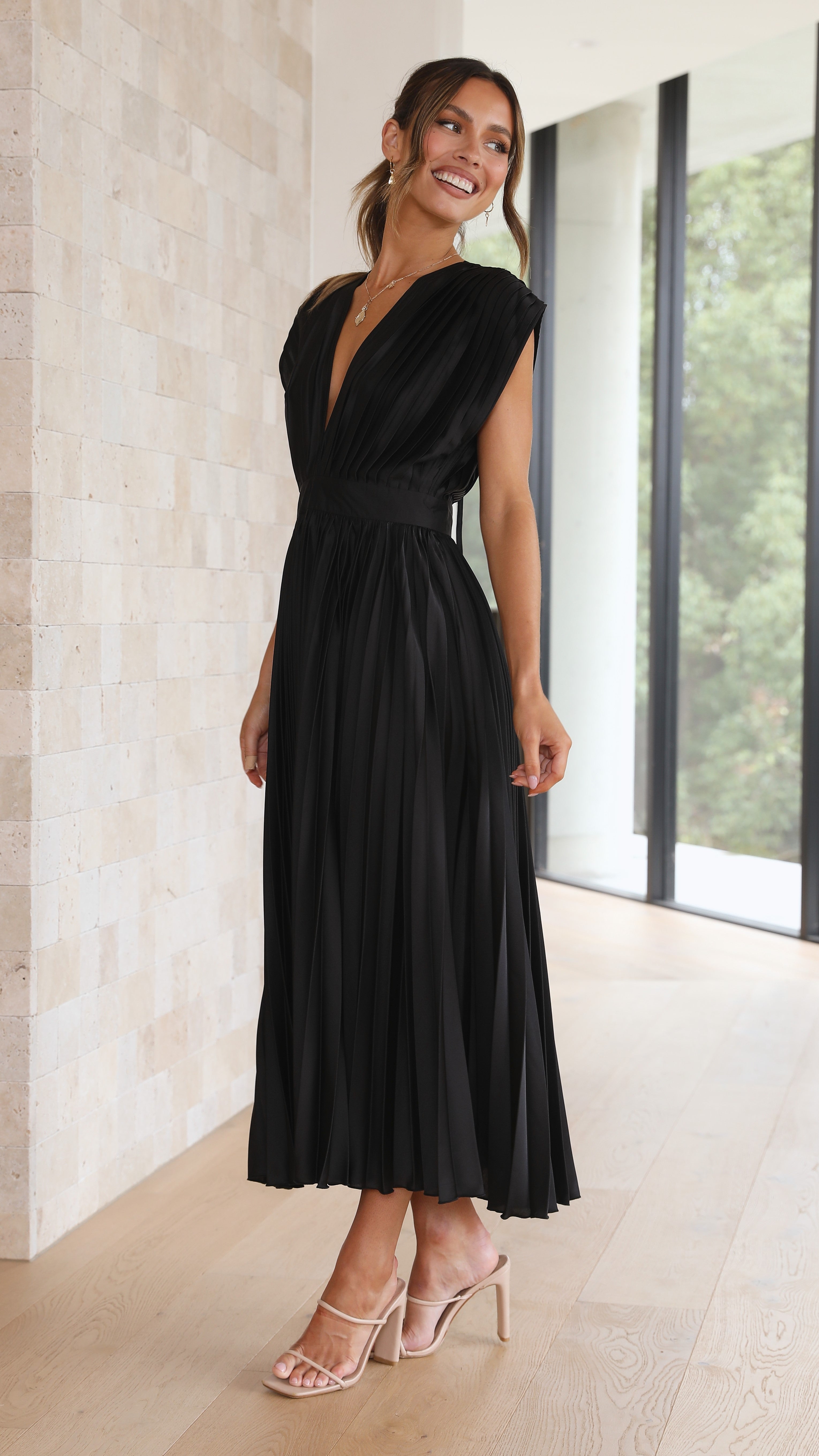 Gina Maxi Dress - Black