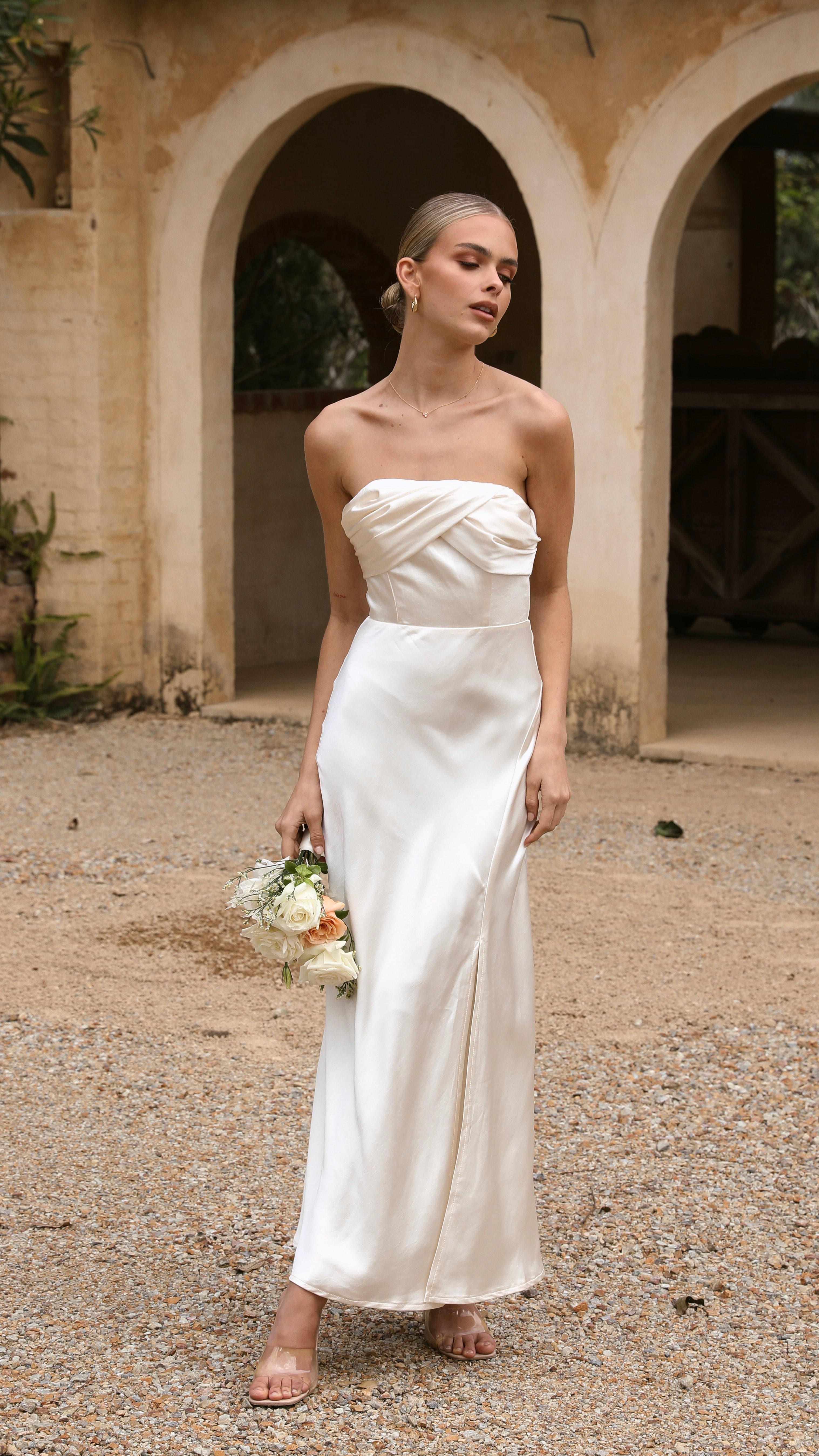 Shona Maxi Dress - Oyster
