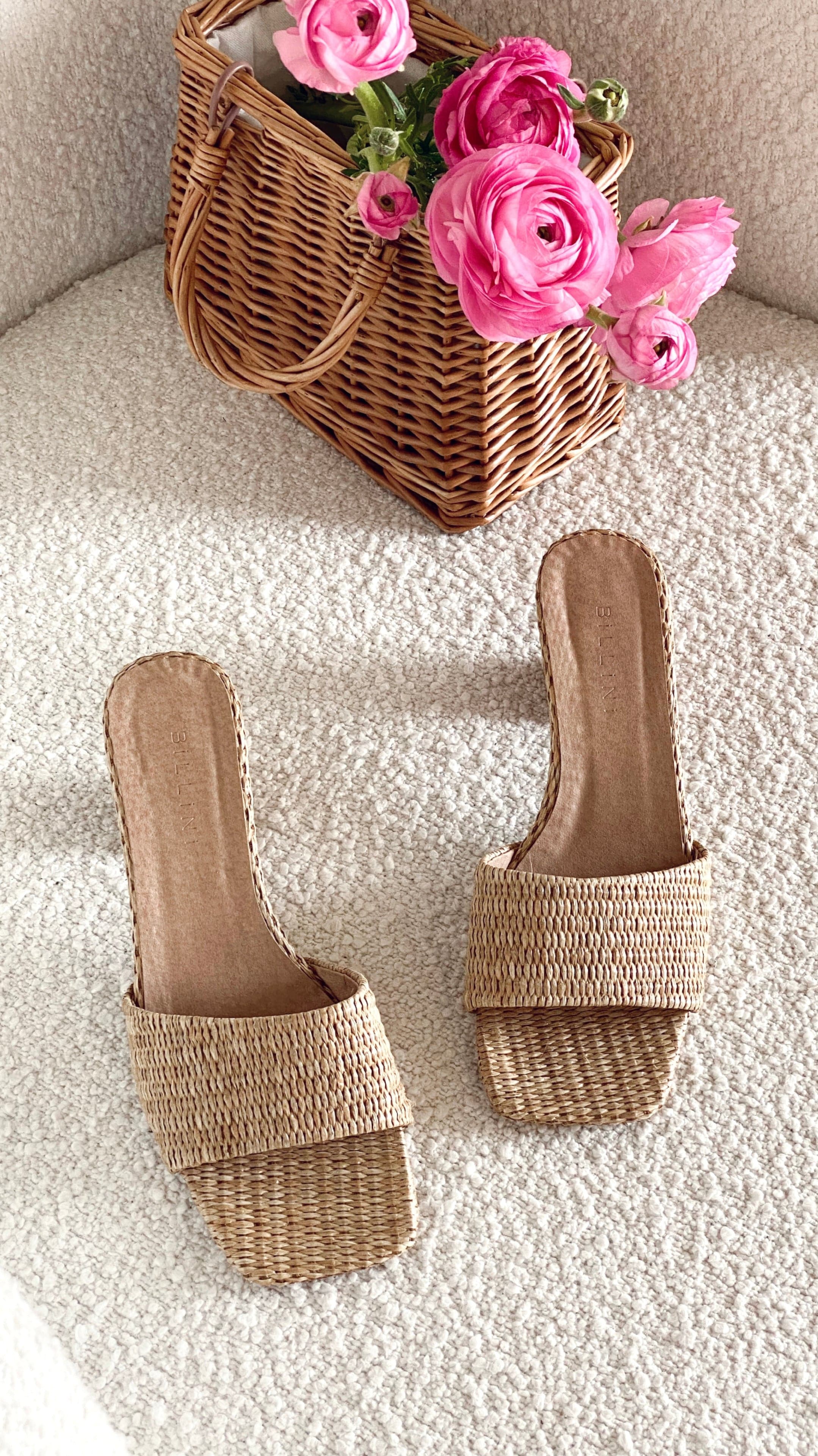 Ukko Heel - Camel Raffia