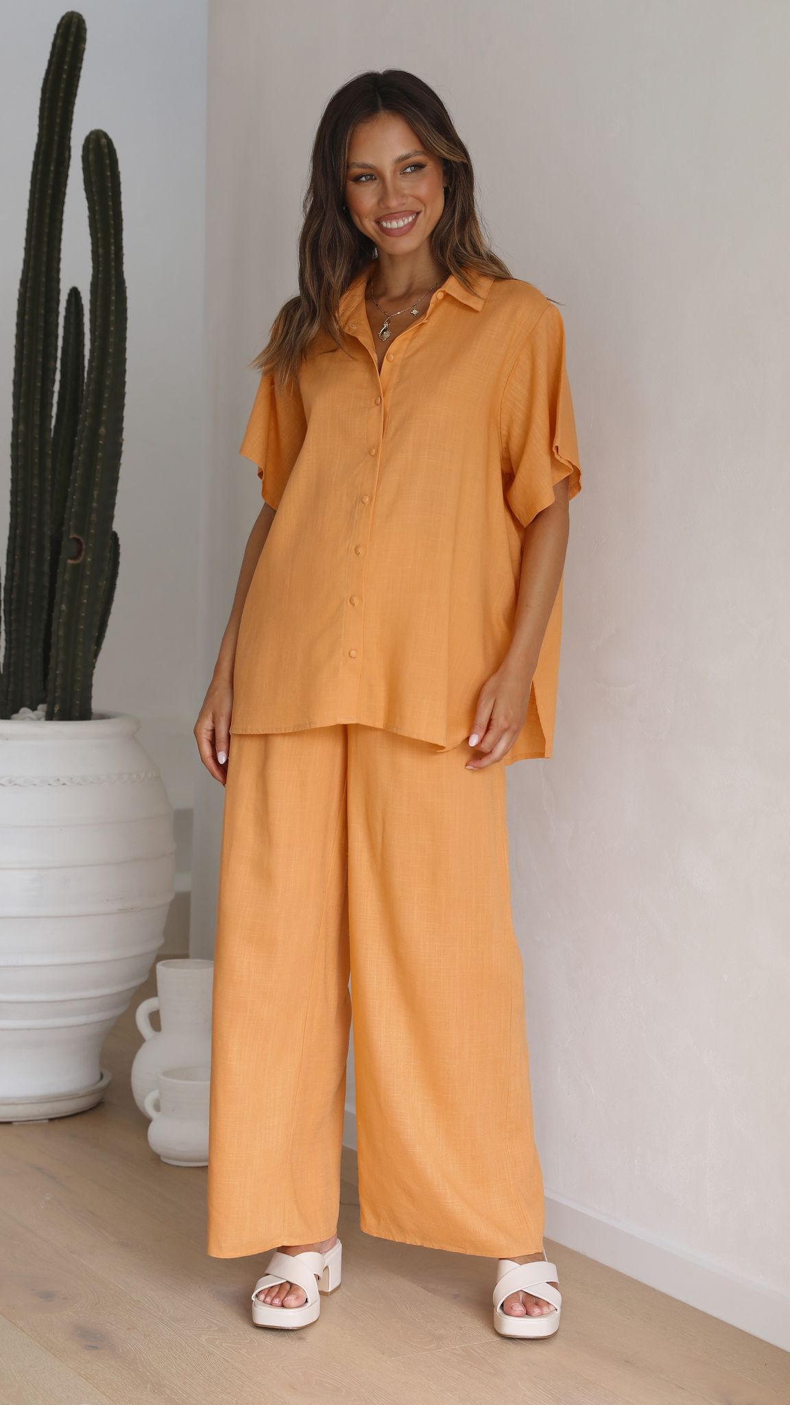 Pablo Top - Sunset Orange