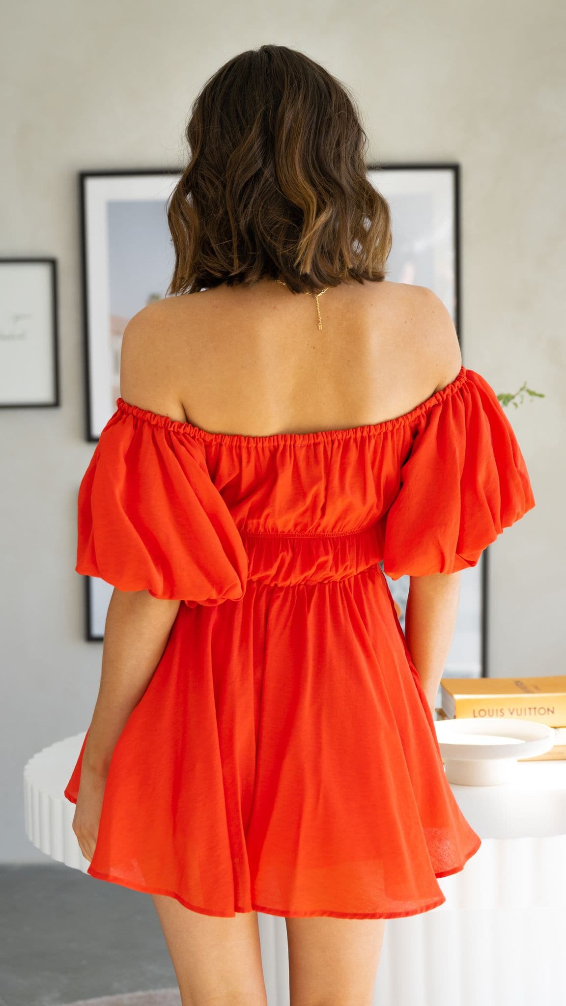 Adi Mini Dress - Orange