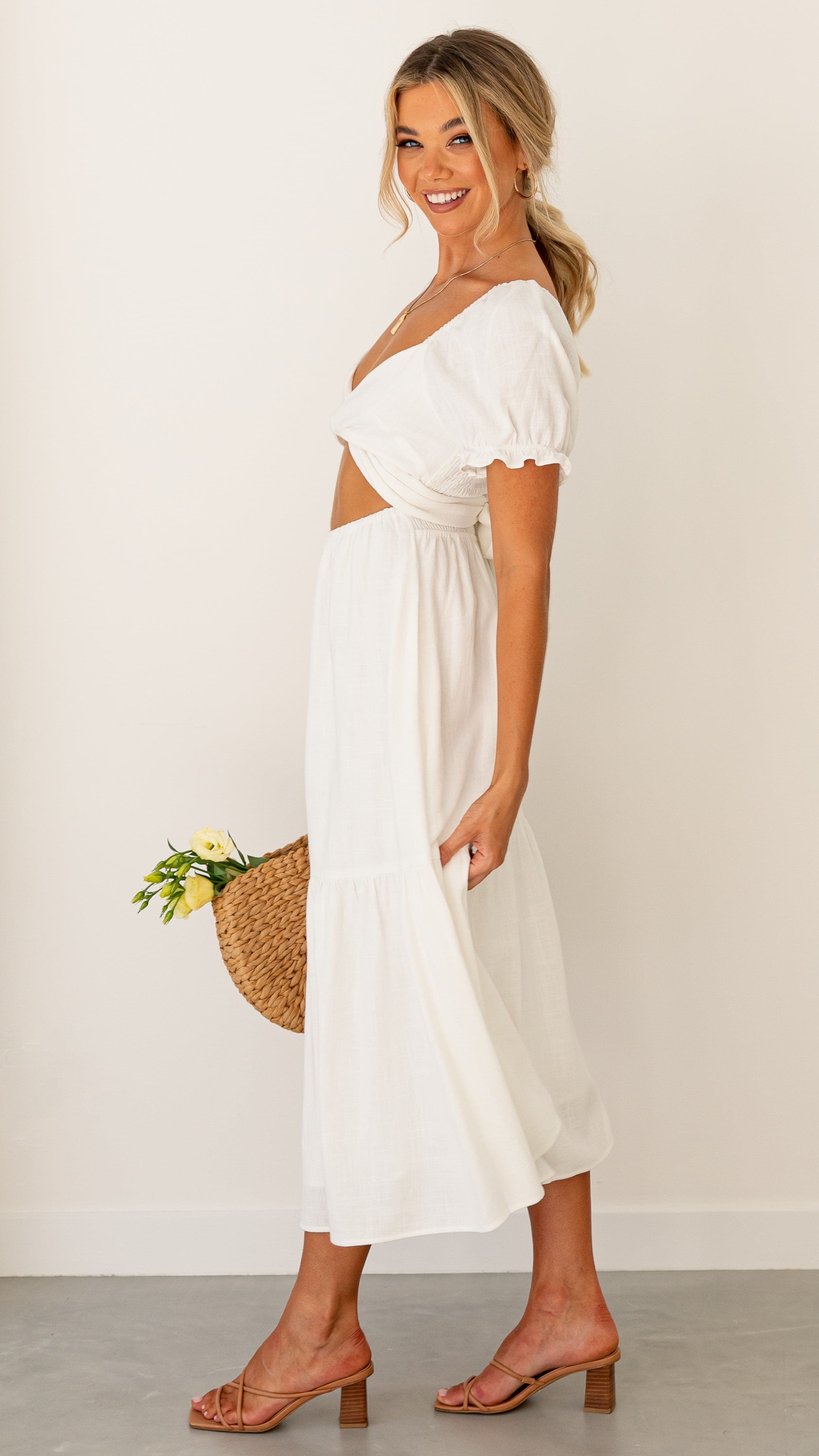 Sami Maxi Dress - White