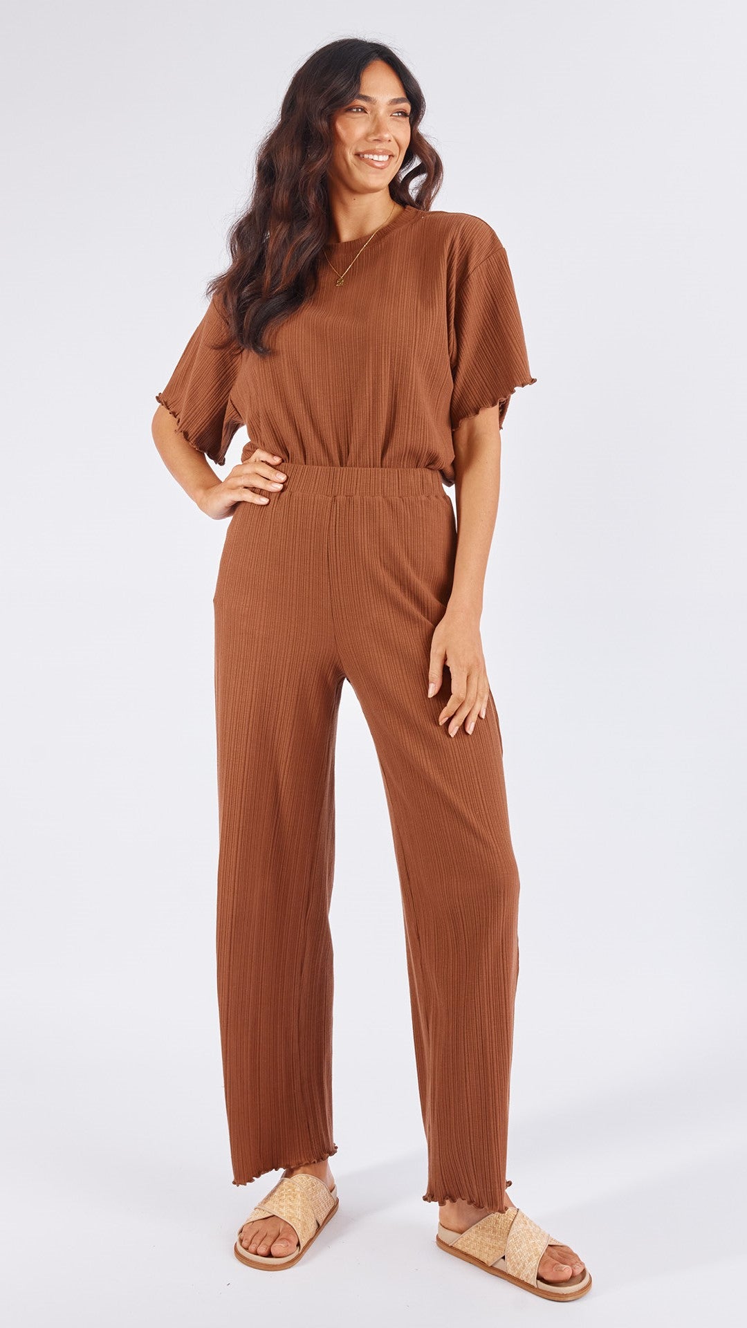 Maddox Pants - Coffee Rib