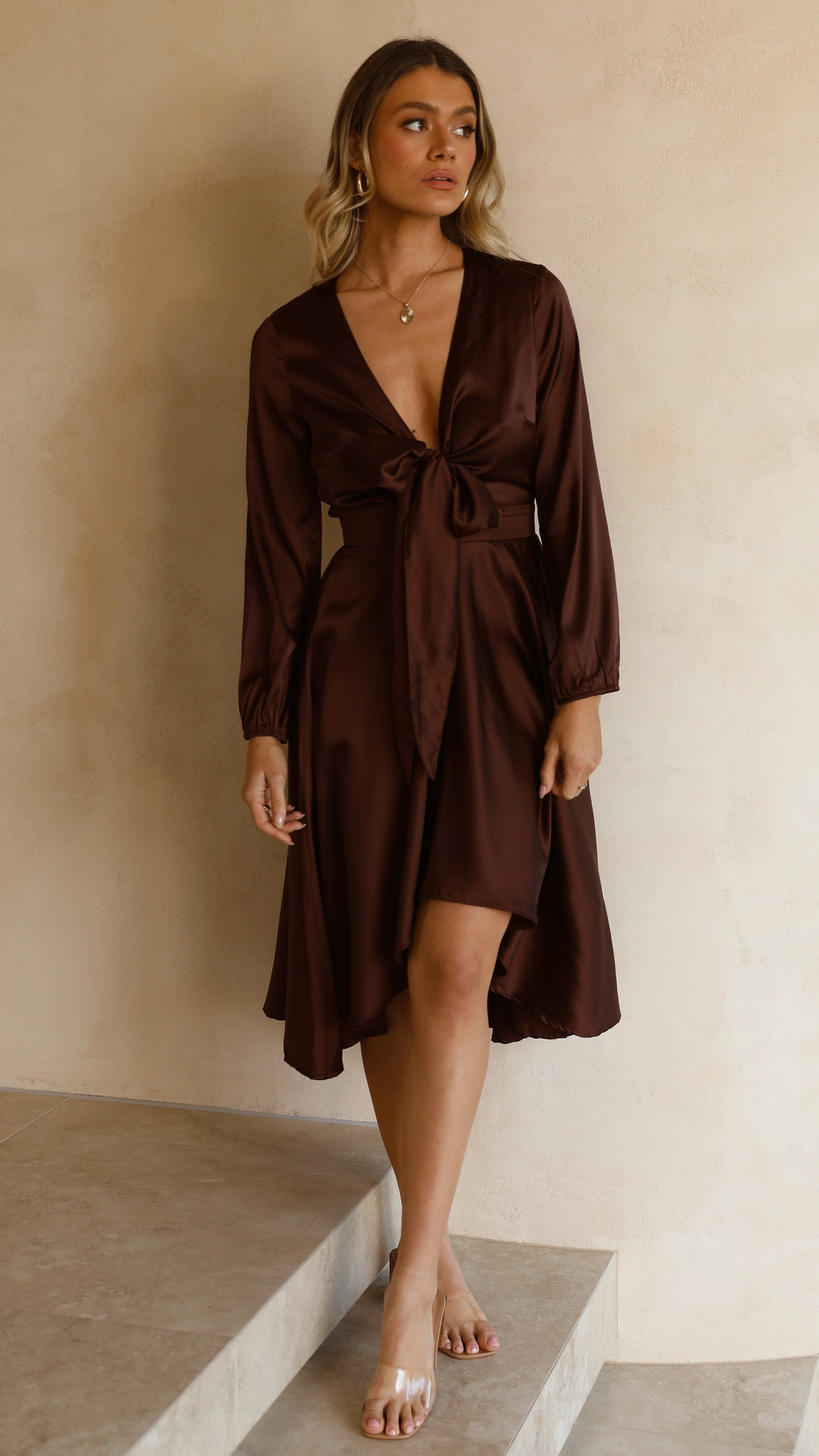Starry Nights Dress - Chocolate