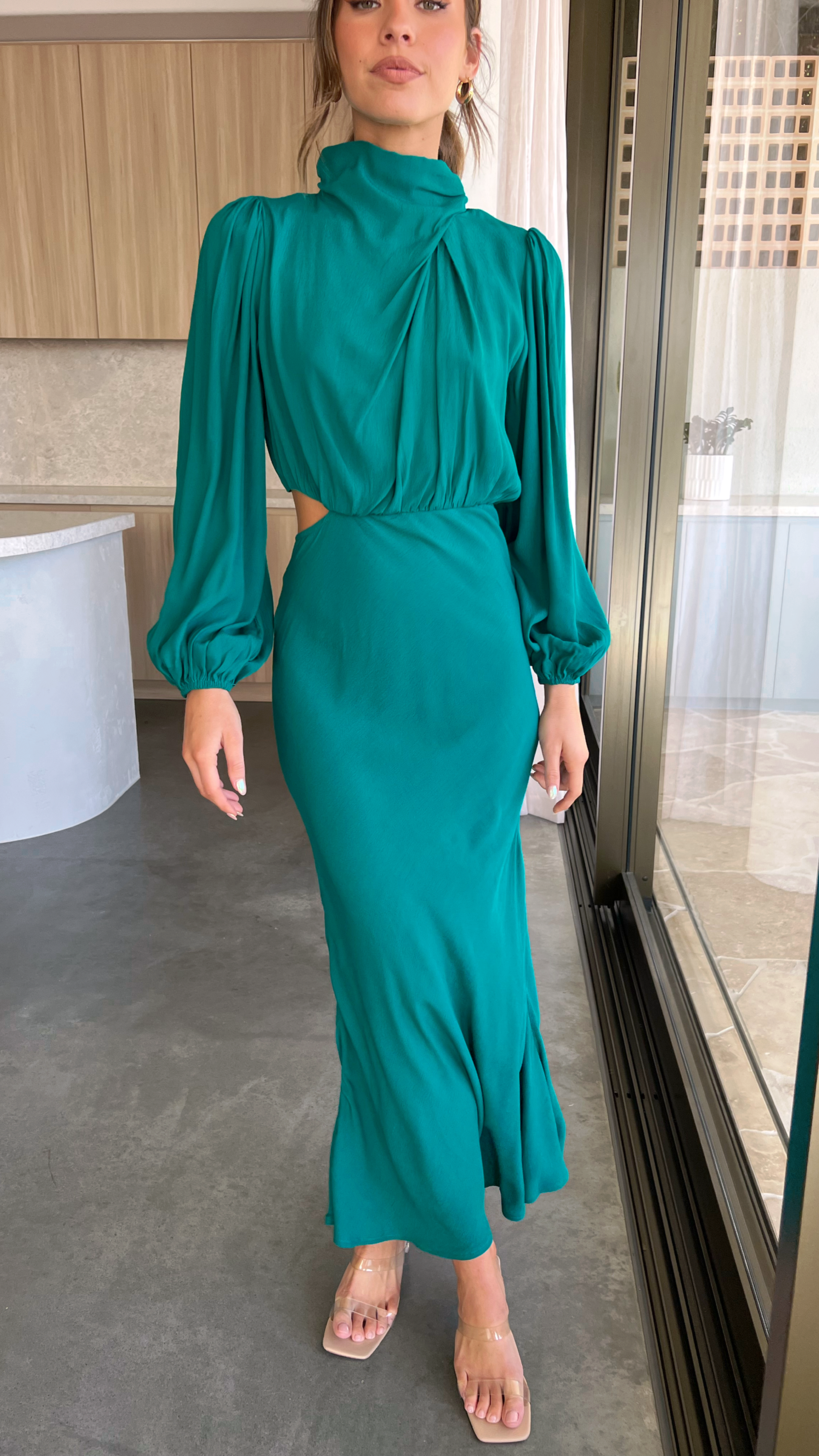 Rosella Midi Dress - Teal