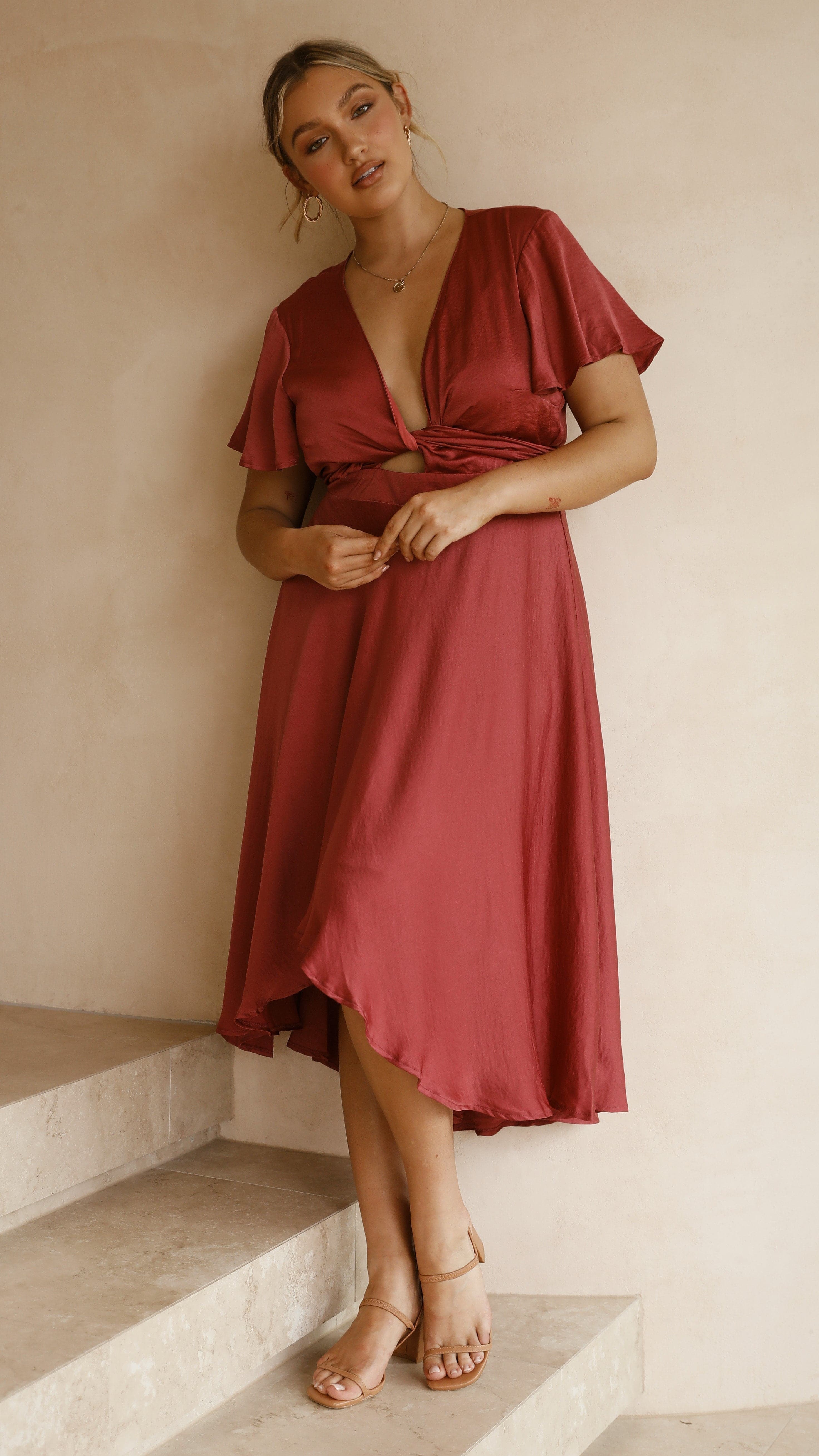 Sunny Daze Dress - Berry