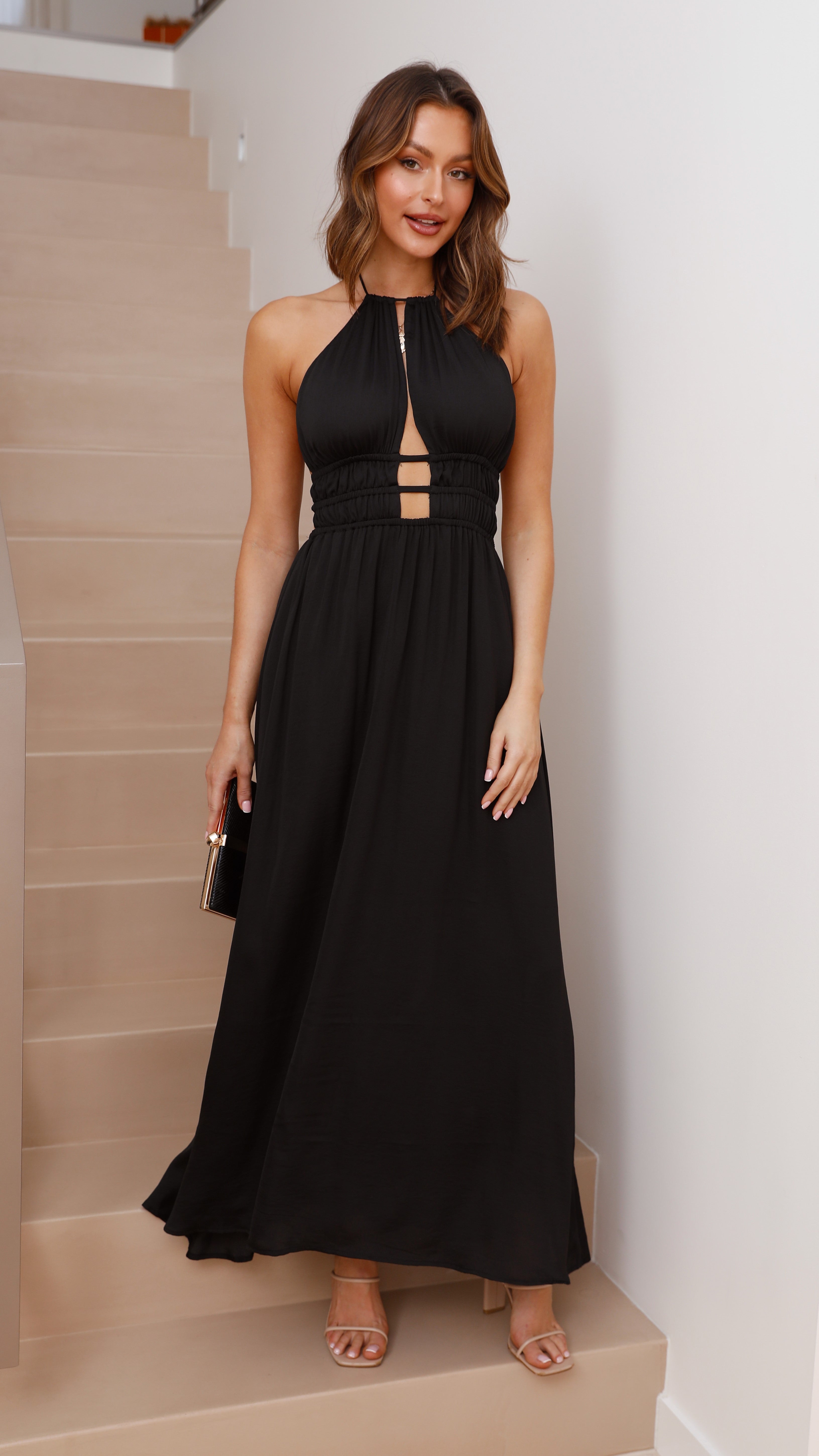 Ivy Maxi Dress - Black