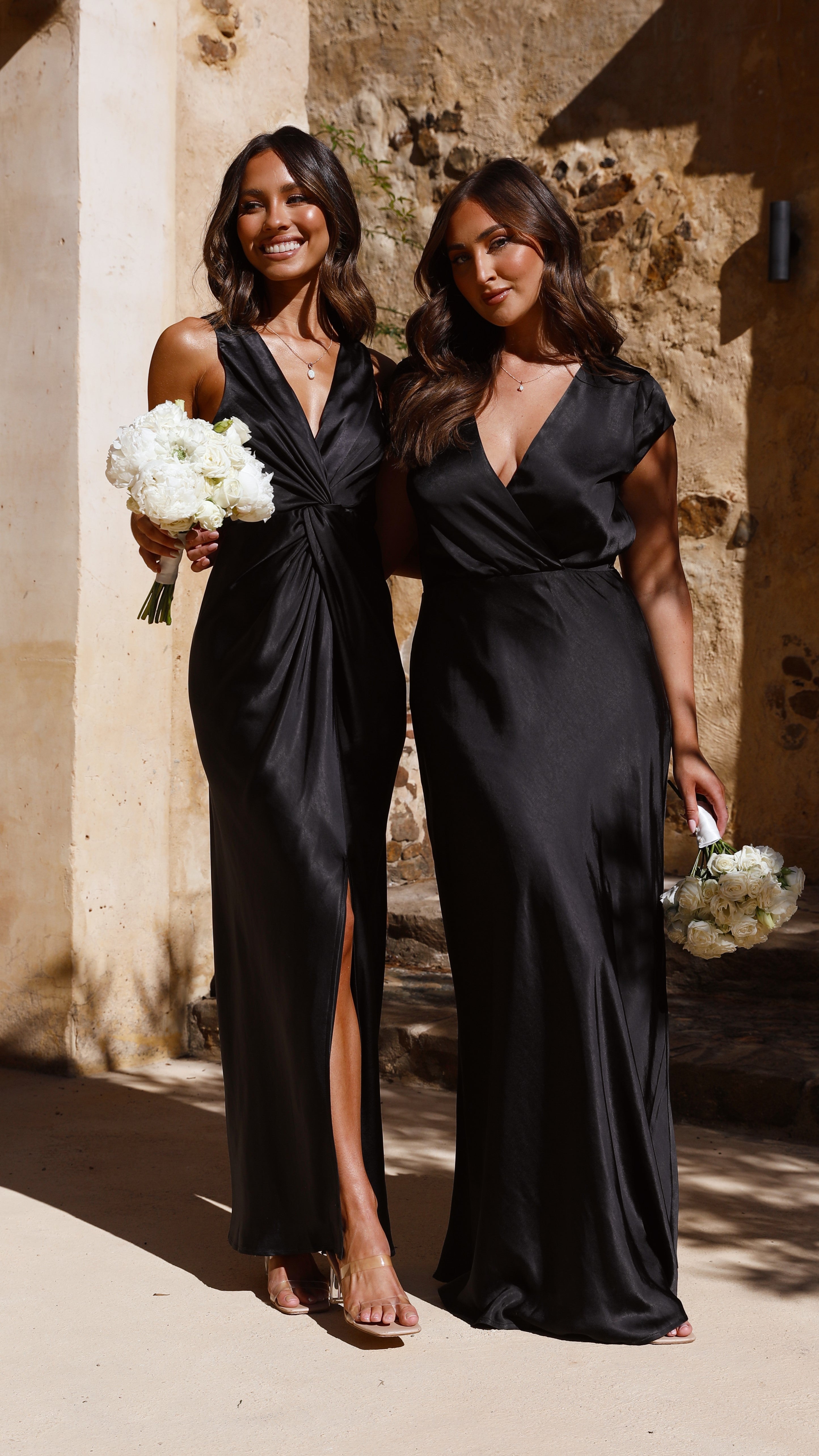 Lucia Maxi Dress - Black