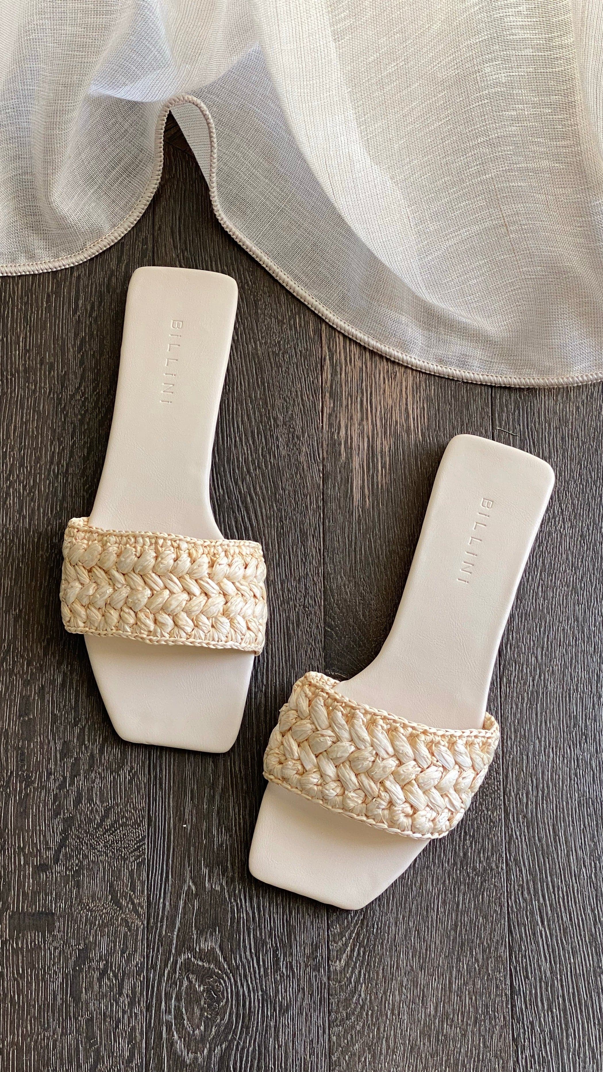 Fynn Sandal - Sand Raffia