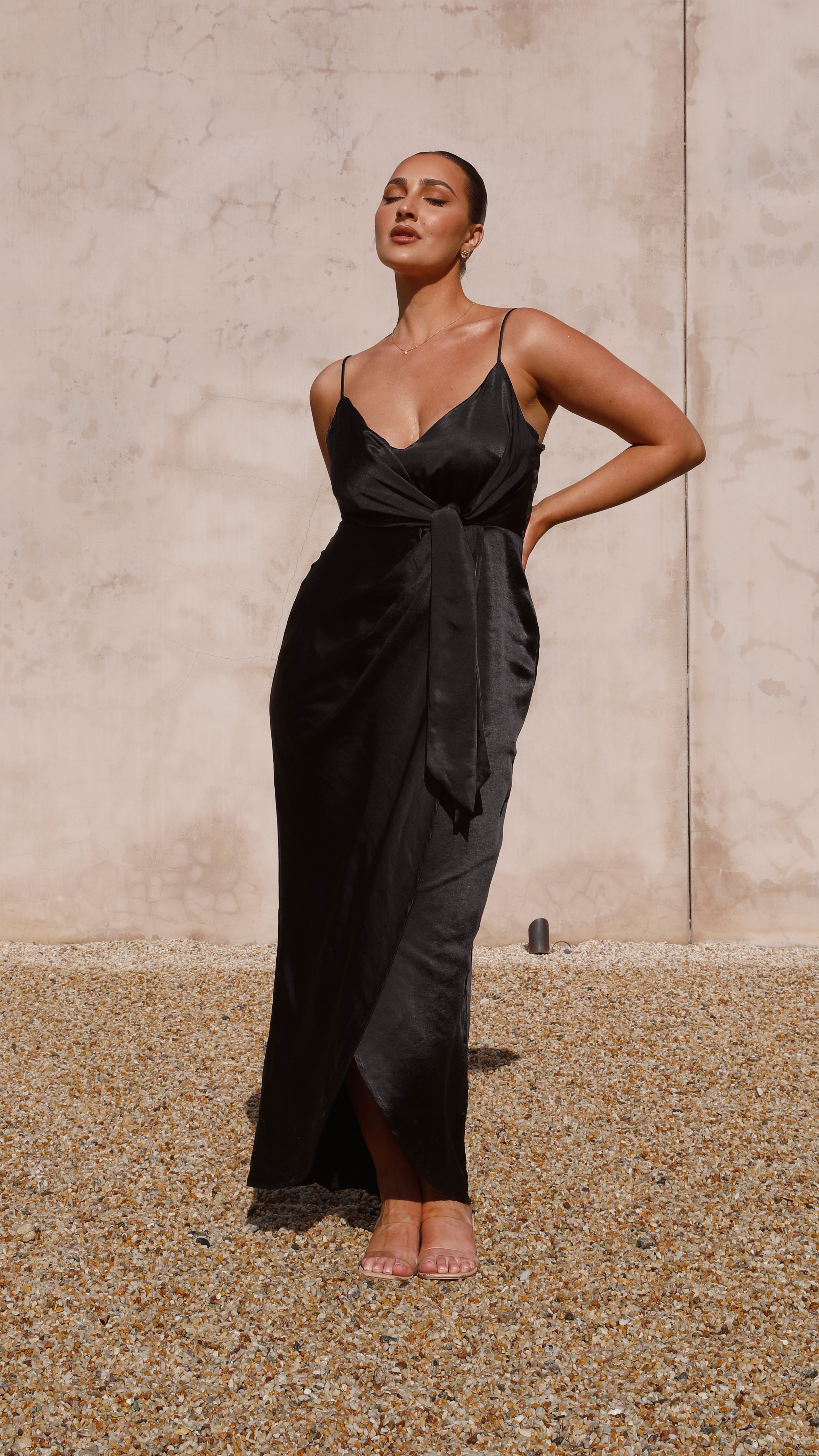 Tyra Maxi Dress - Black