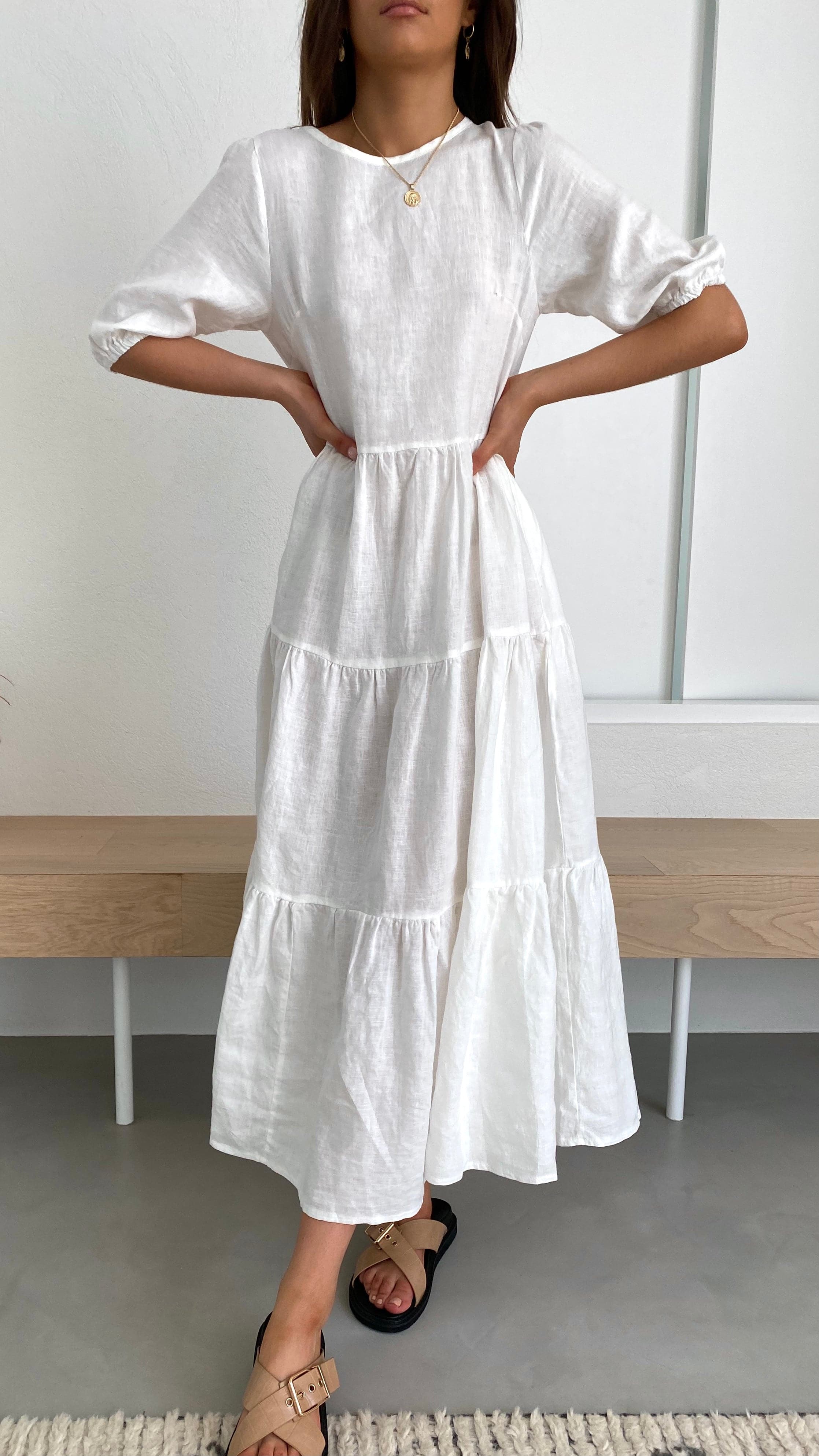 Dahlia Maxi Dress - White