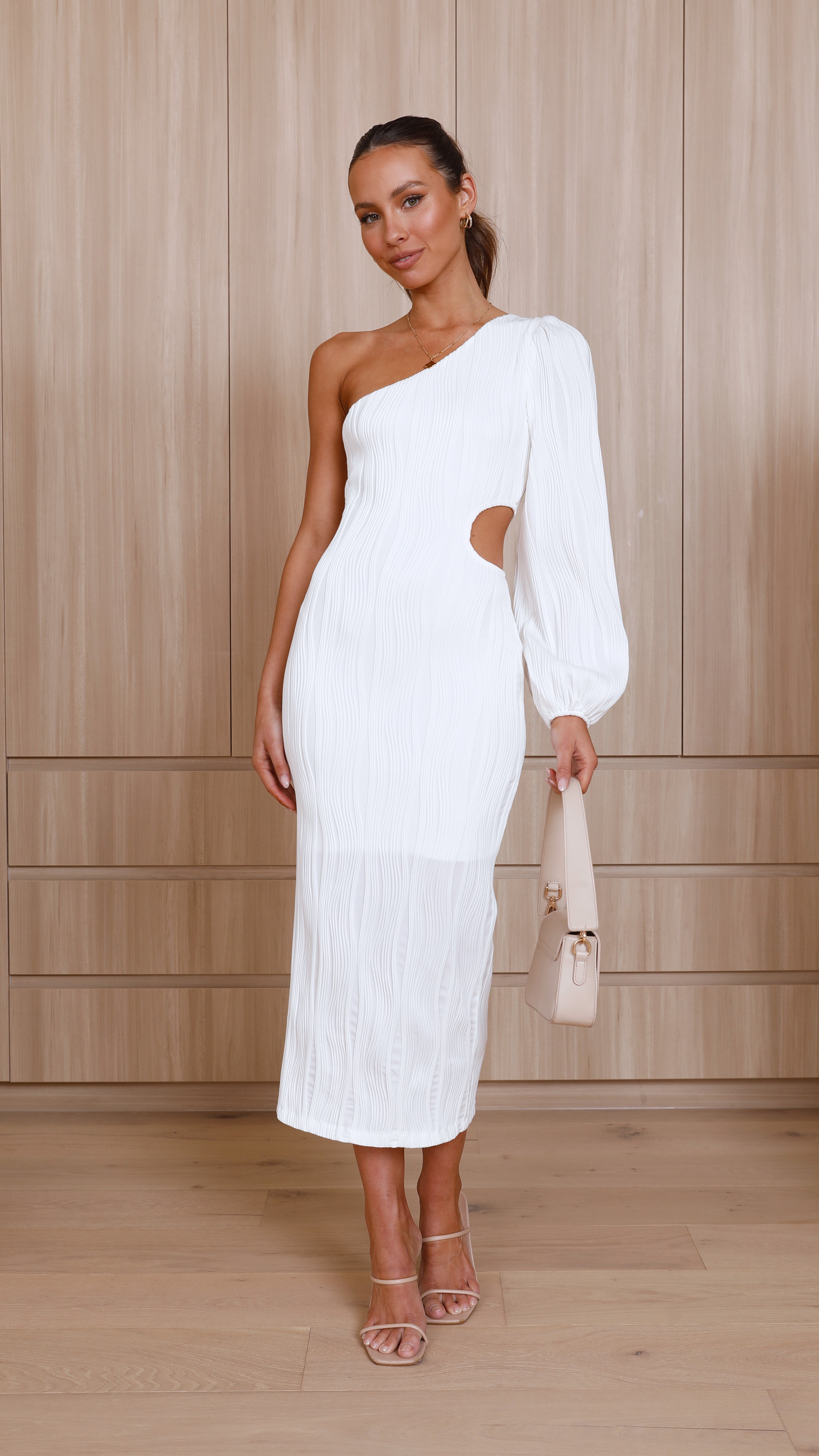 Kerri Midi Dress - White