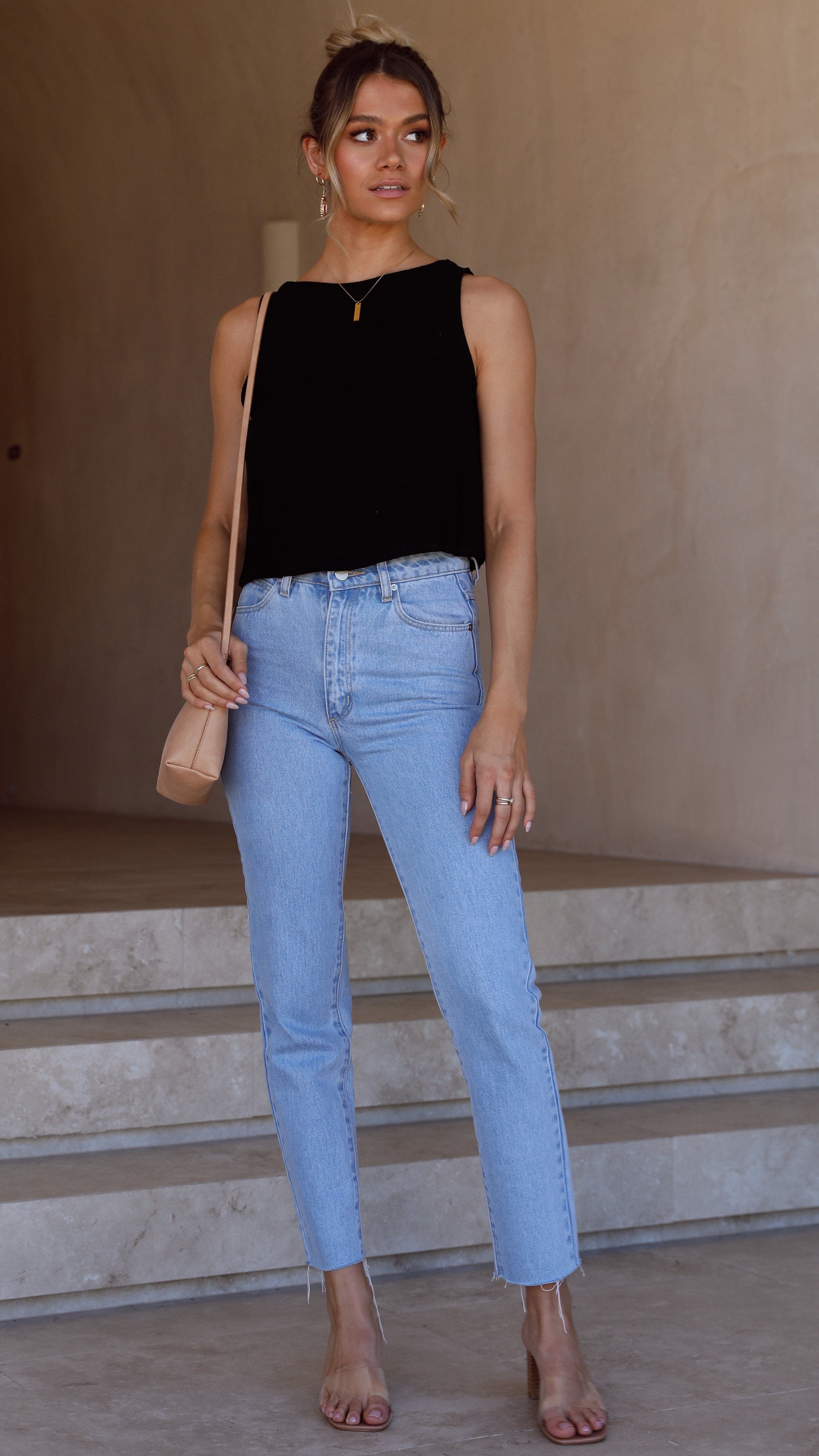 Persephone Crop Top - Black