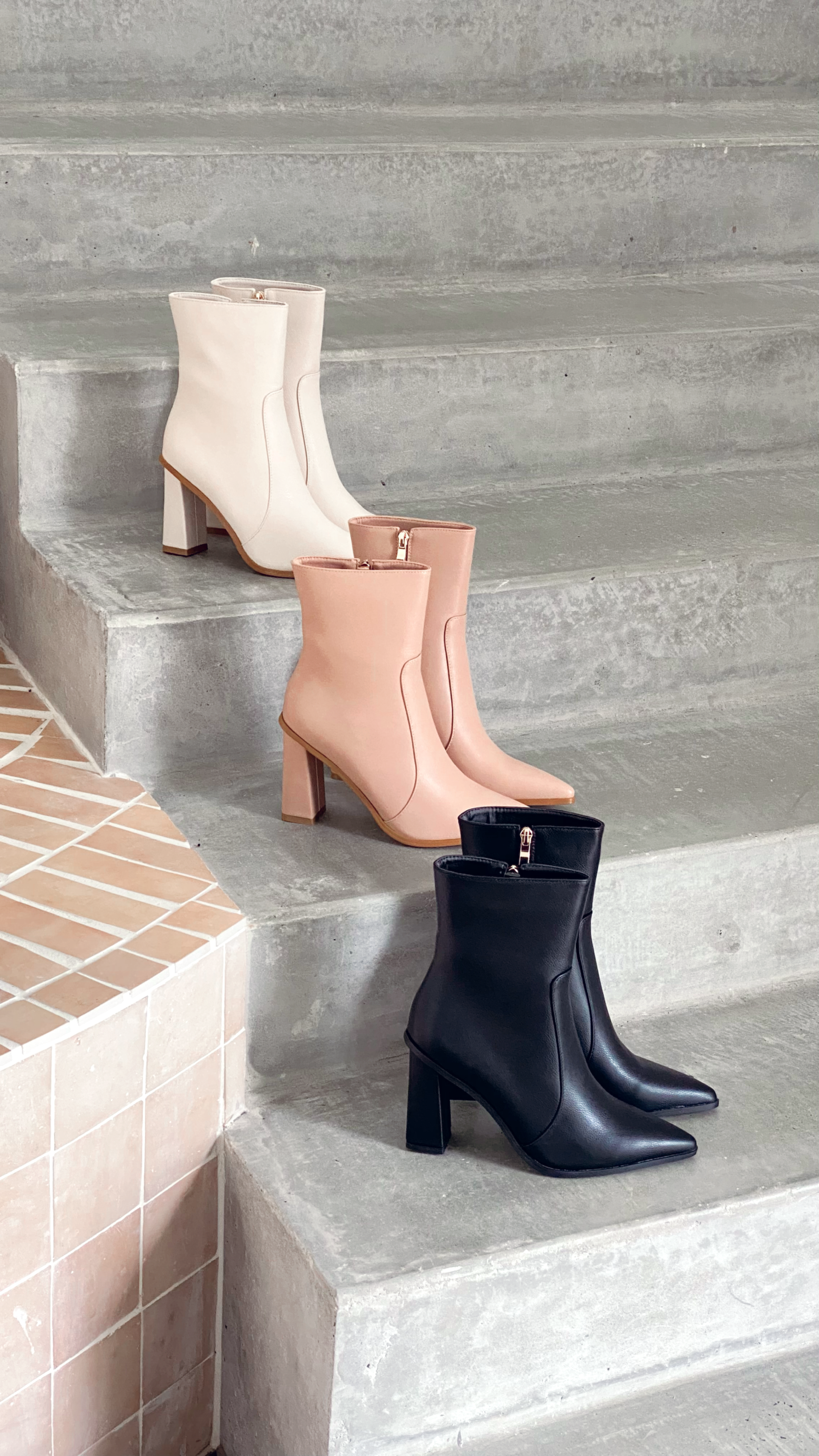 Mirie Boots - Rose Clay