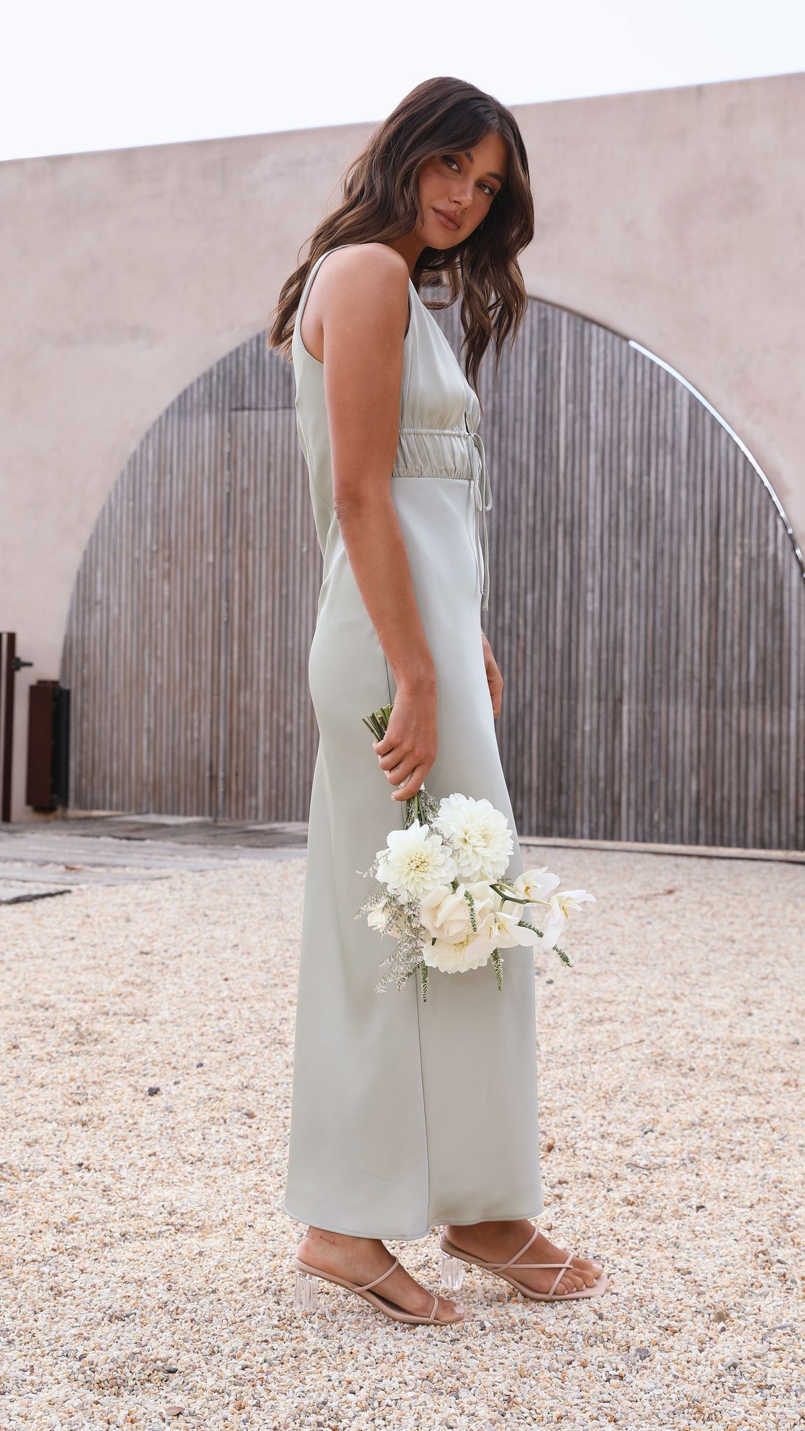 Amber Maxi Dress - Olive