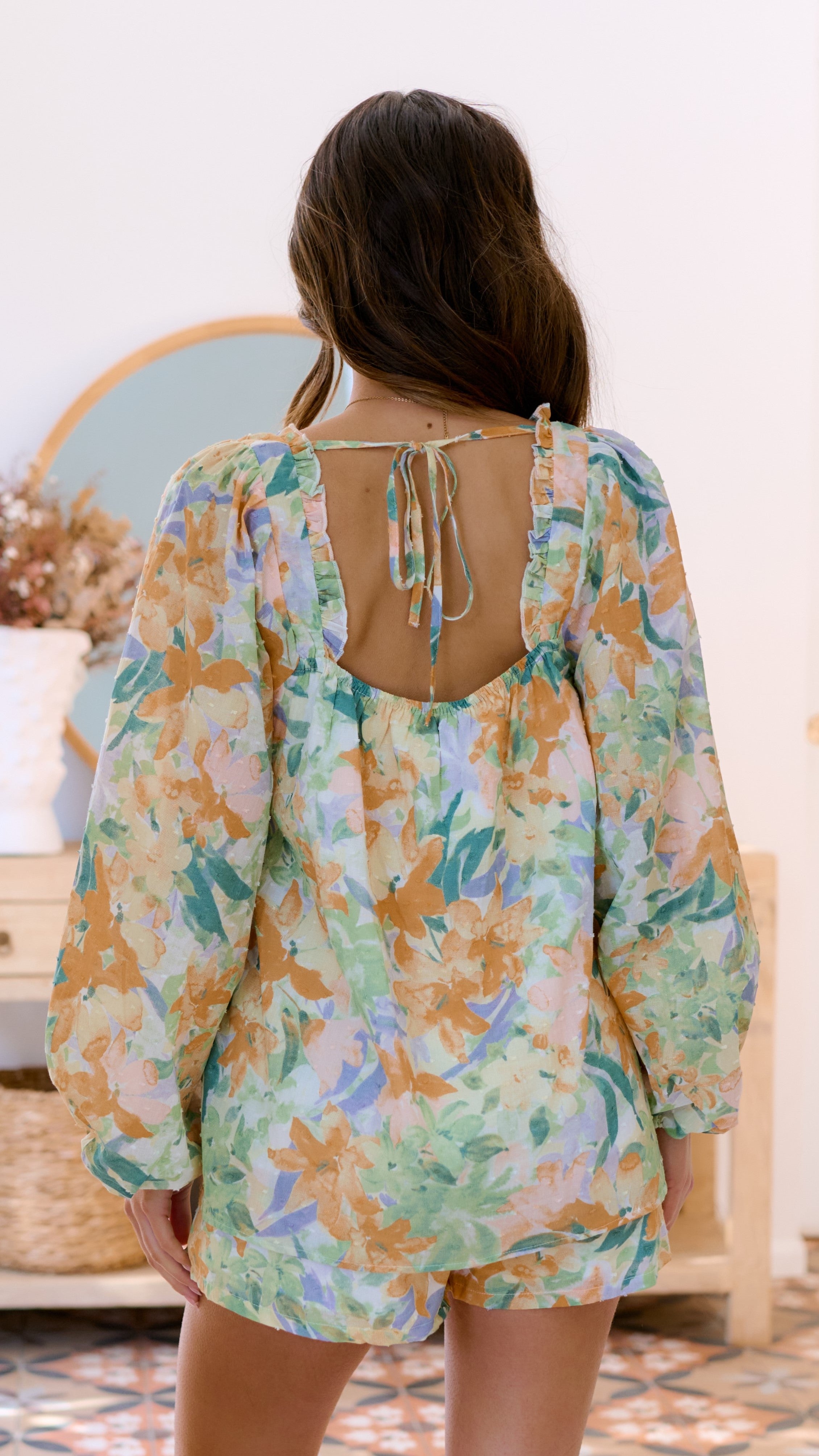 Camila Top - Wildflower Print