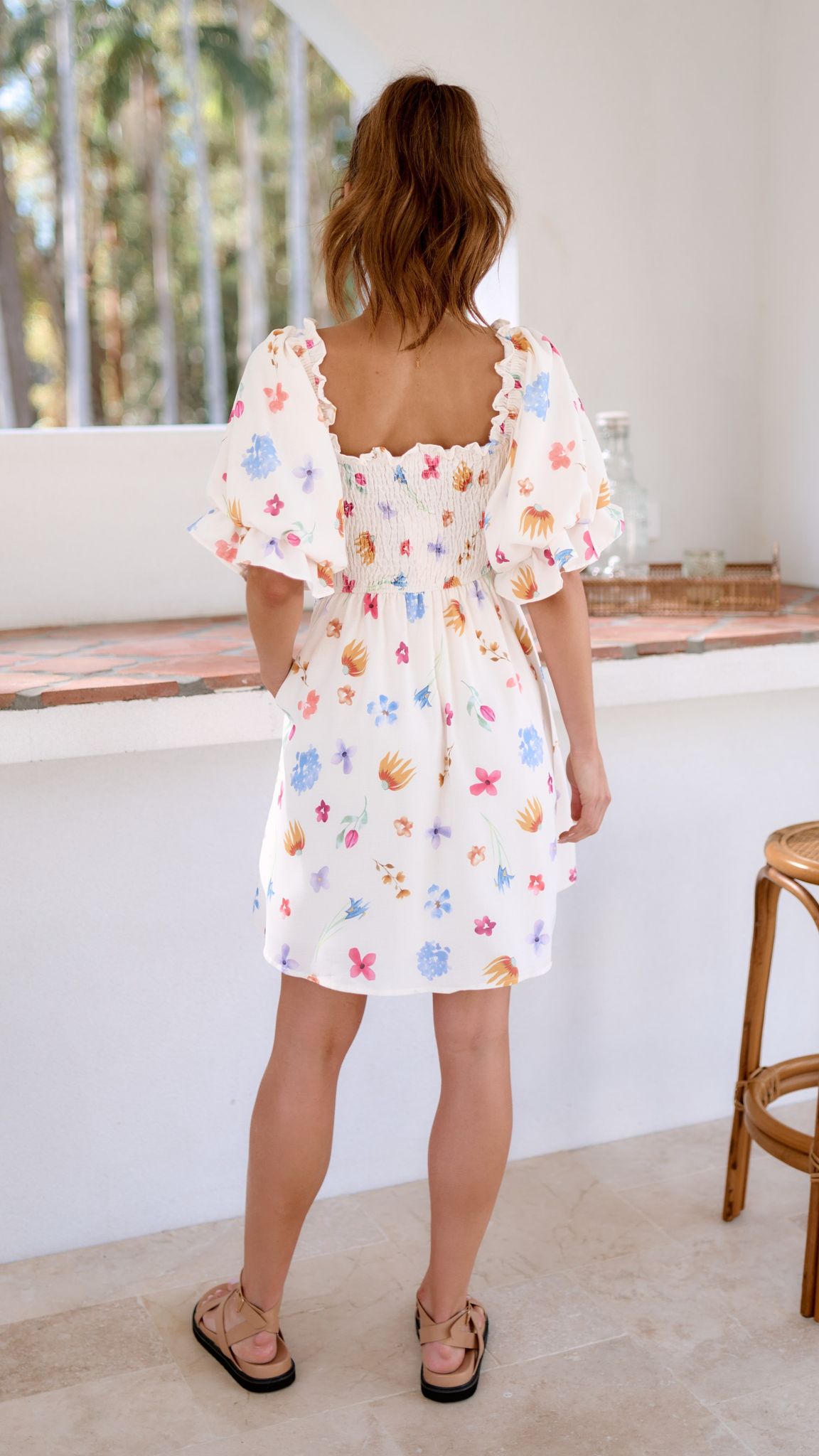 Daphne Mini Dress - Blooms