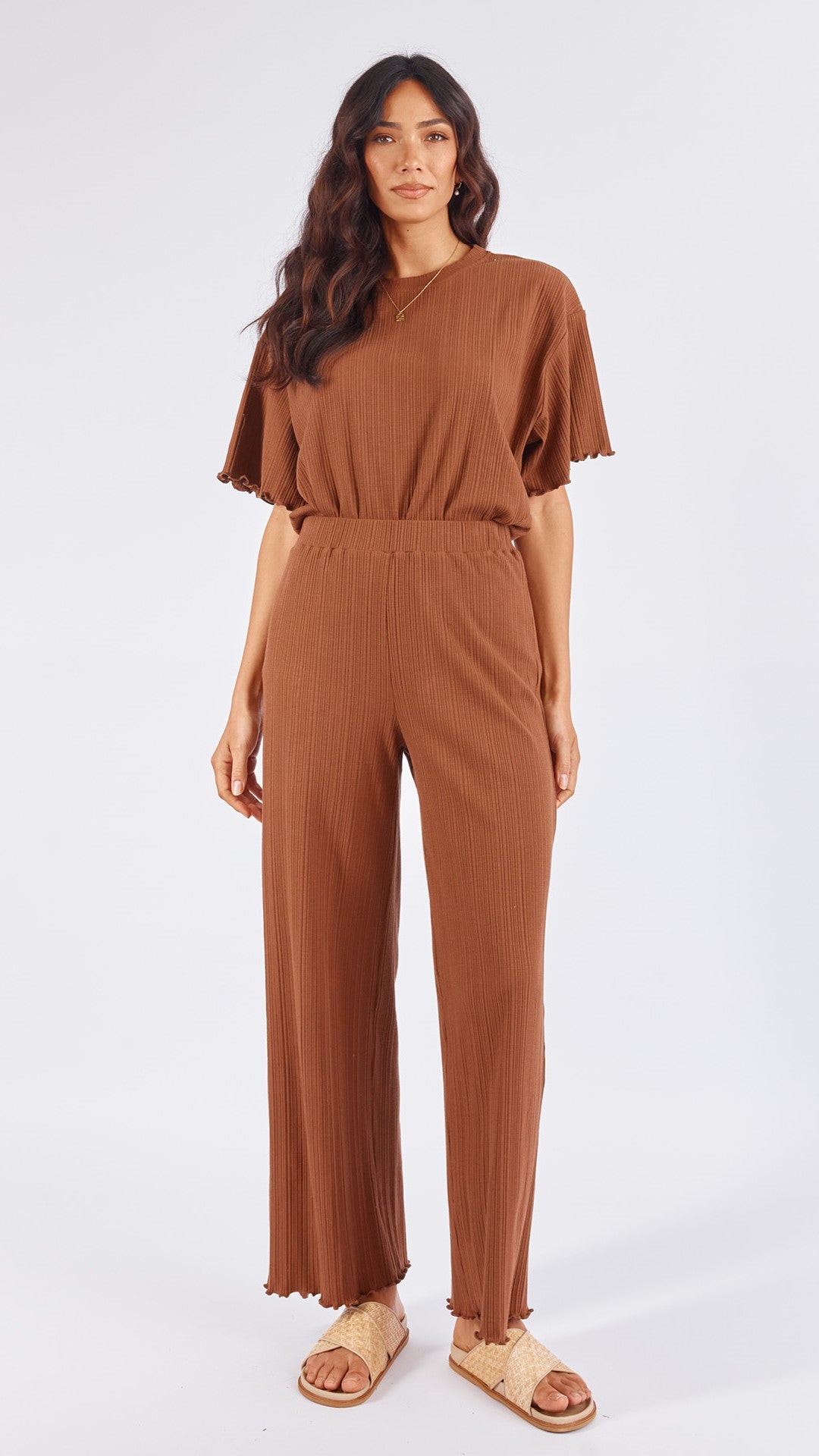 Maddox Pants - Coffee Rib