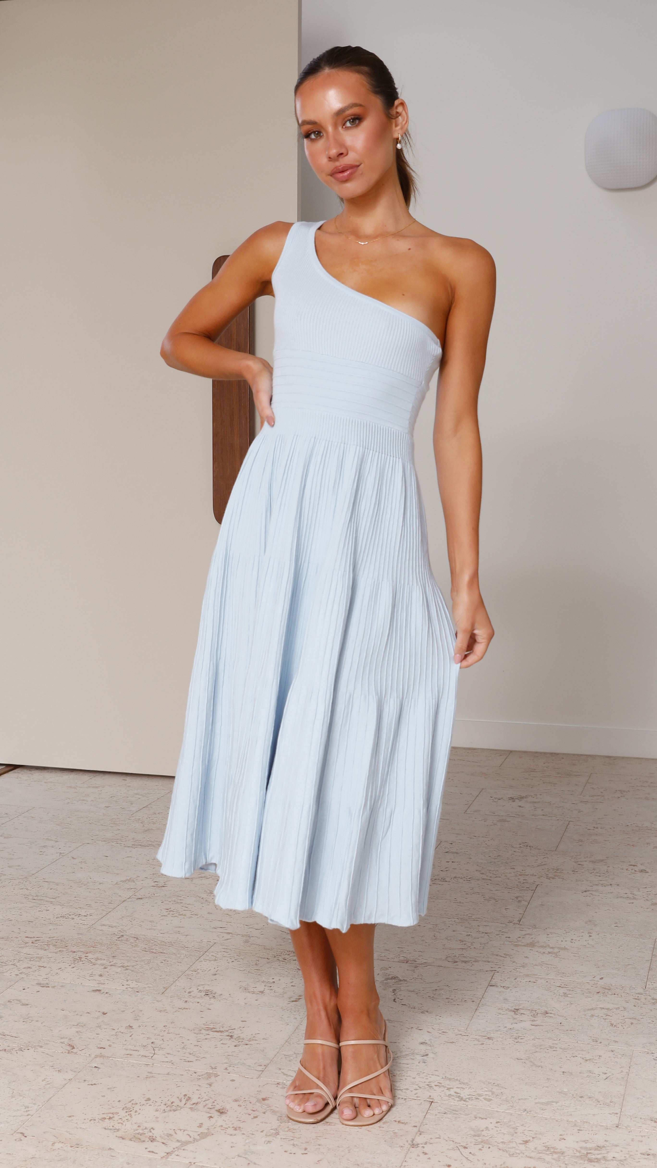 Mia Midi Dress - Blue