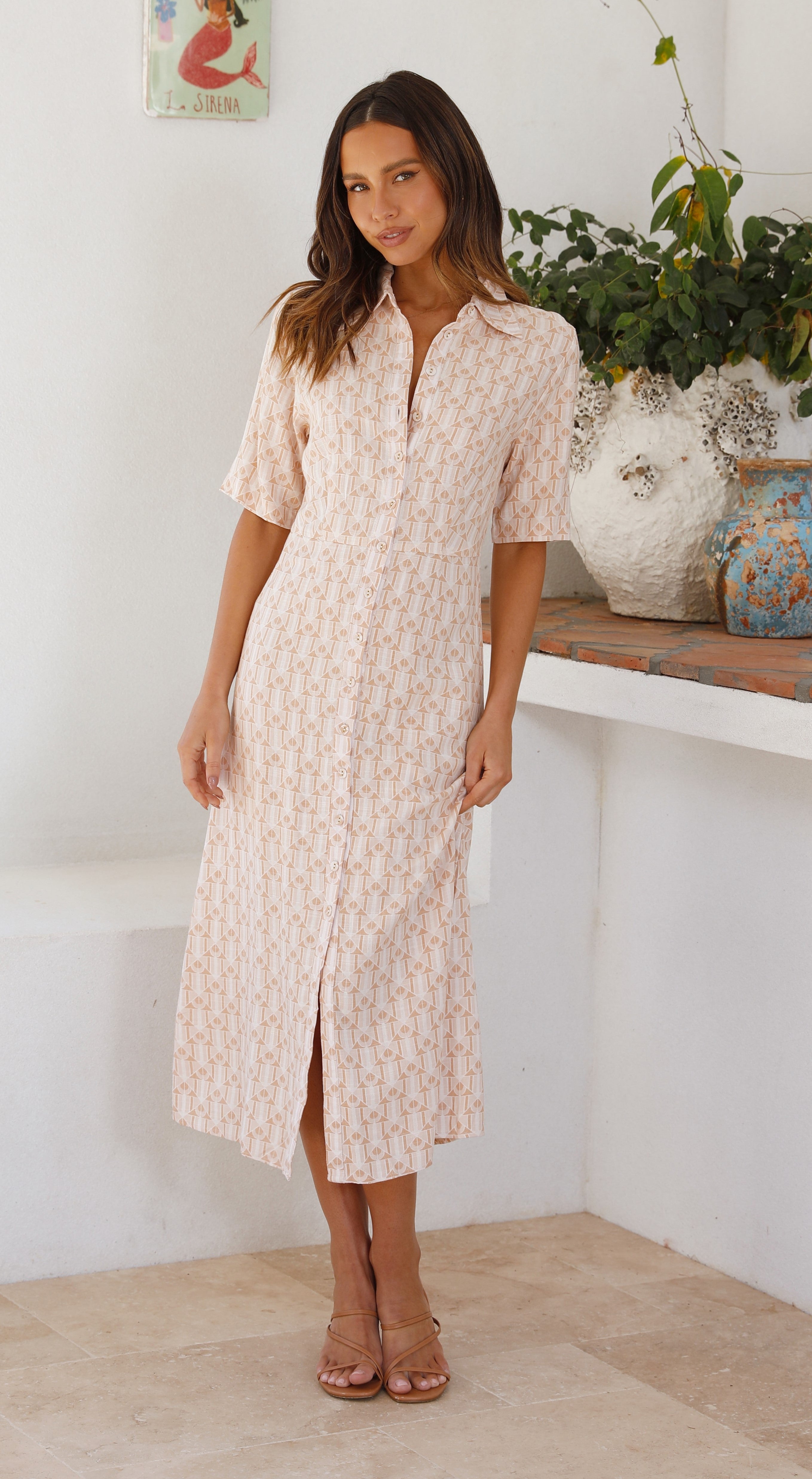 Ginny Midi Dress - Ginny Print