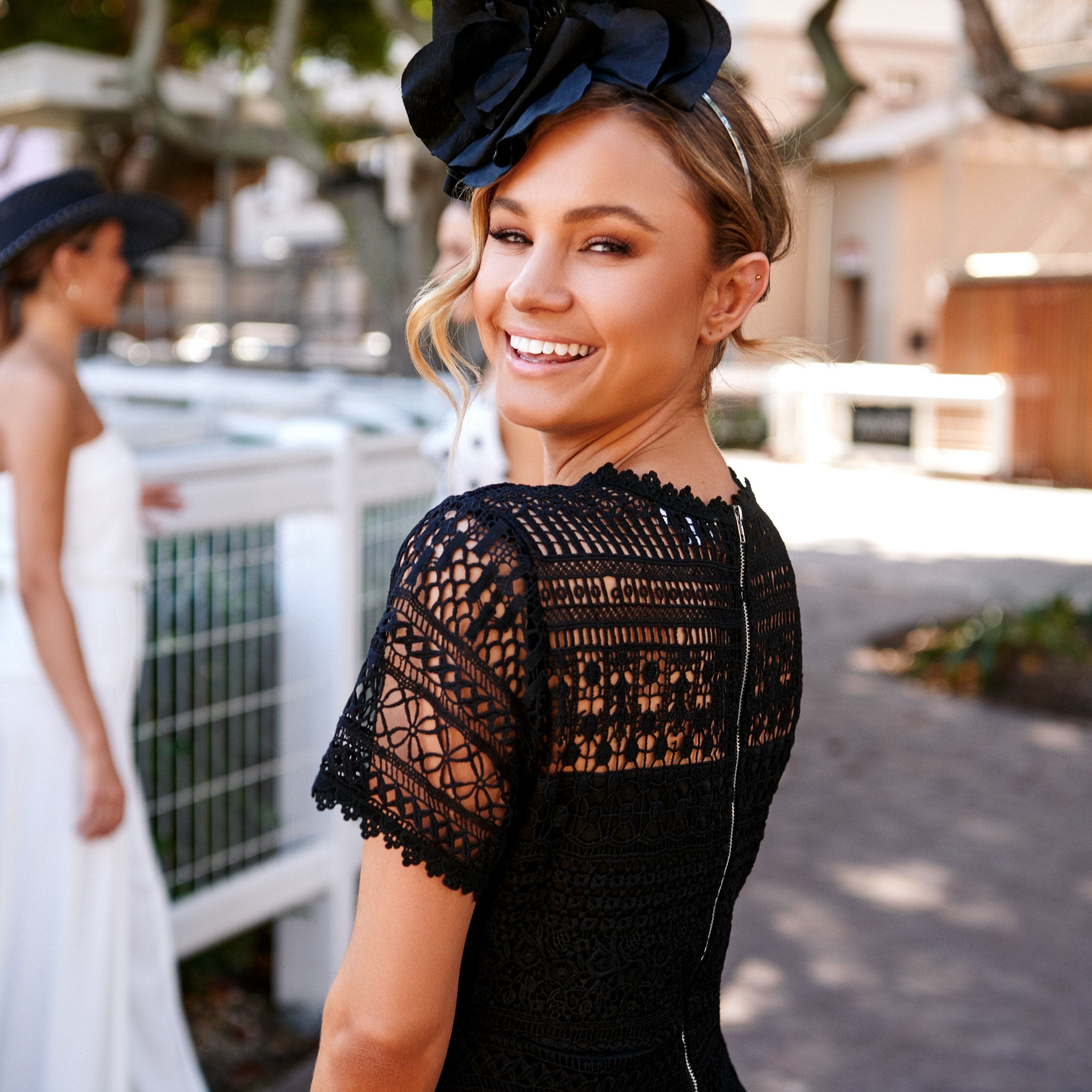 Anaya Dress - Black Lace