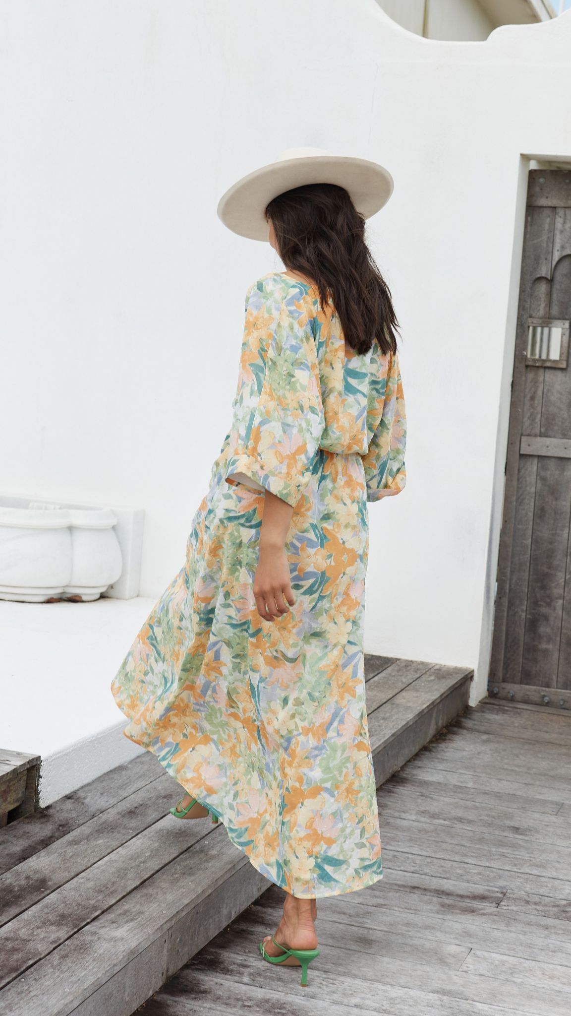 Marcy Maxi Dress - Wildflowers Print