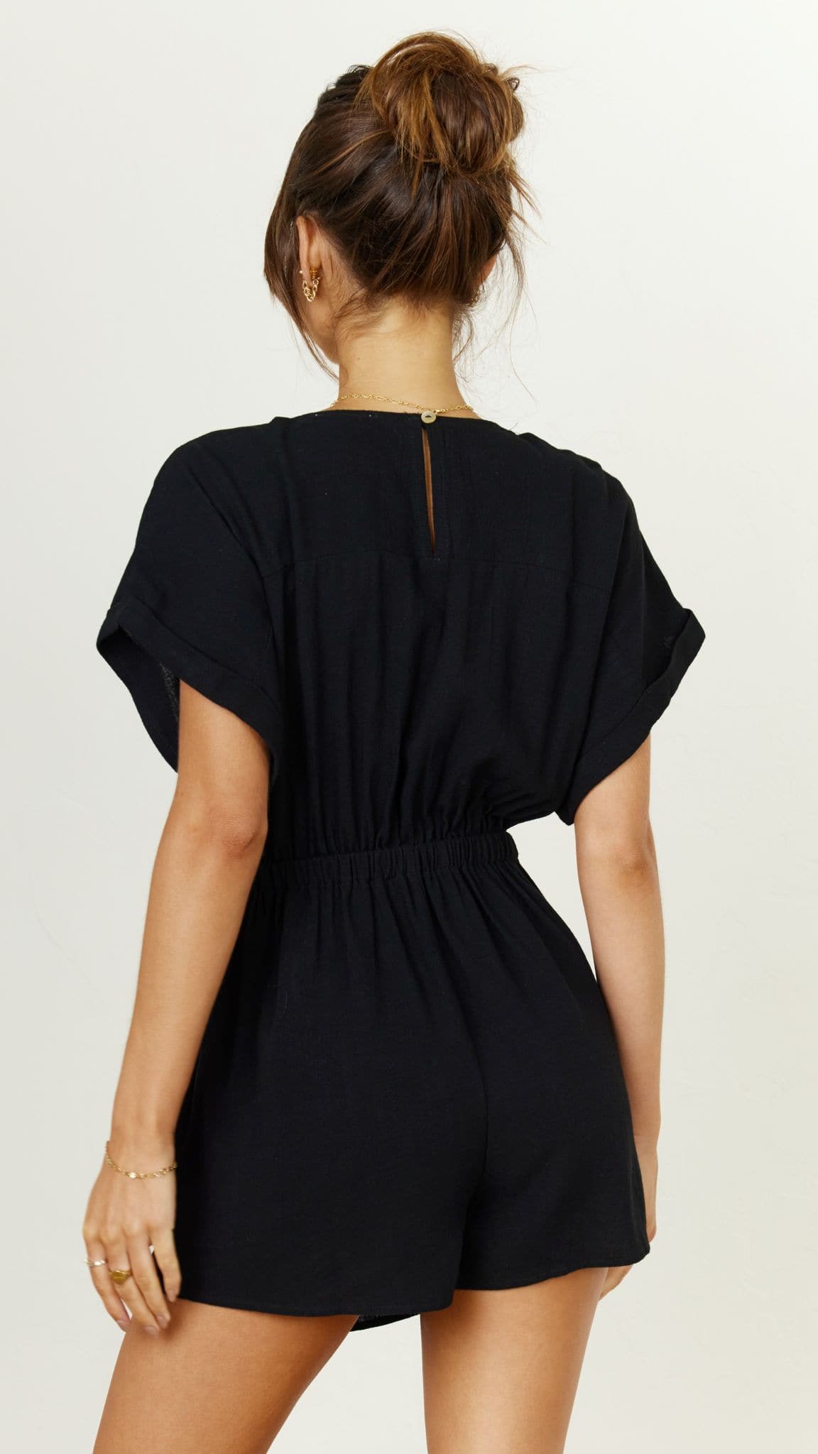 Tarika Playsuit - Black