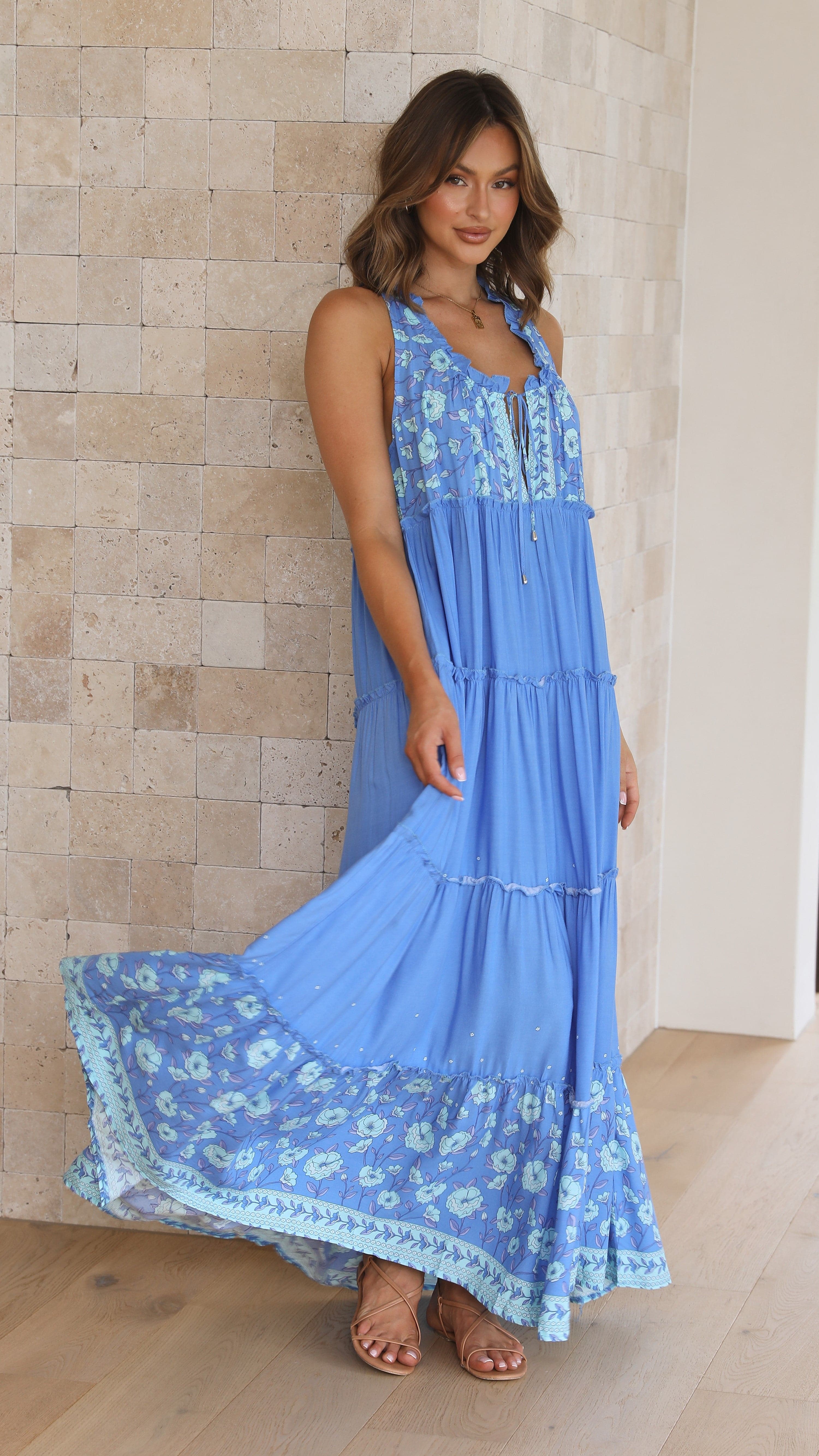 Erryn Maxi Dress - Afina Print