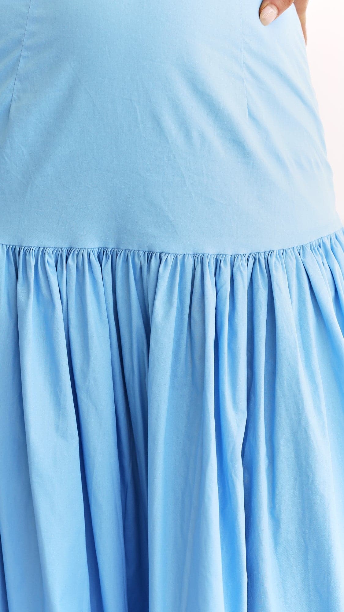 Ayla Maxi Skirt - Periwinkle Blue