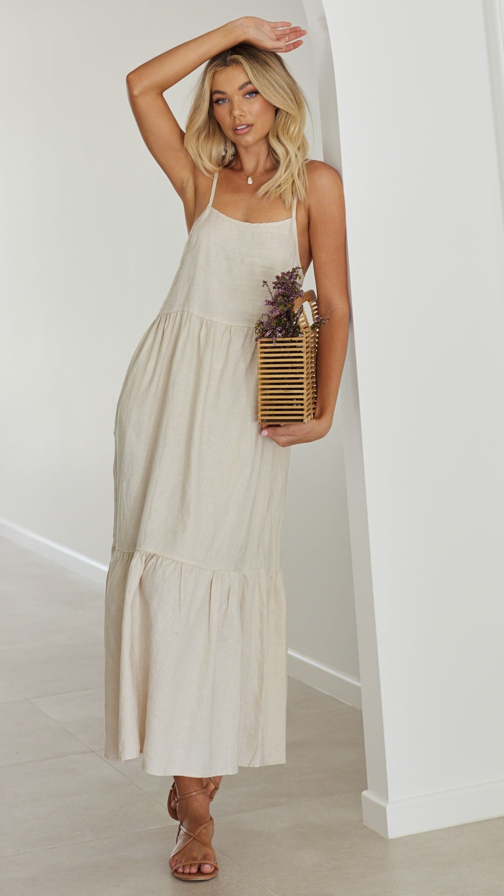 Nico Maxi Dress - Natural