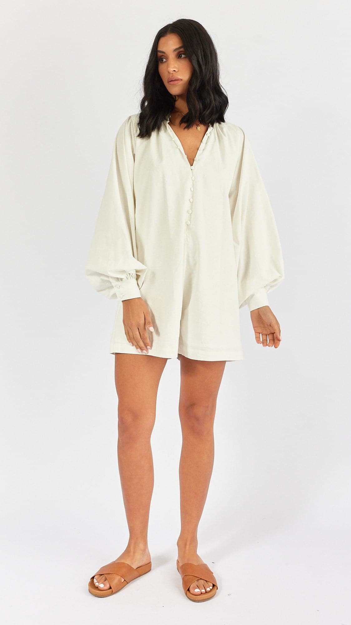 Olga Romper - White