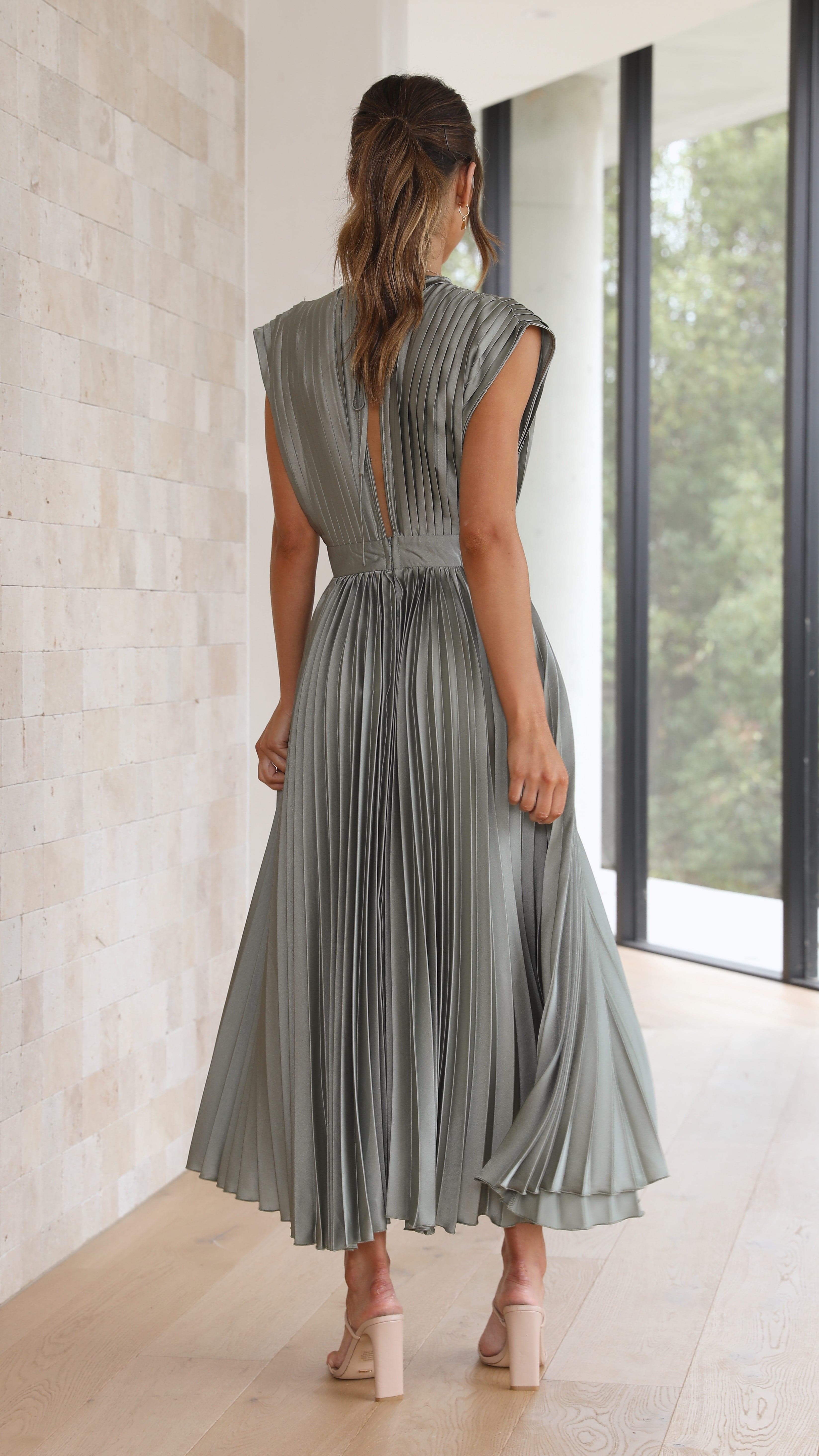 Gina Maxi Dress - Olive