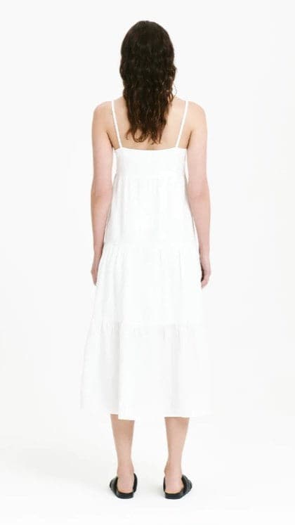 Austin Midi Dress - White