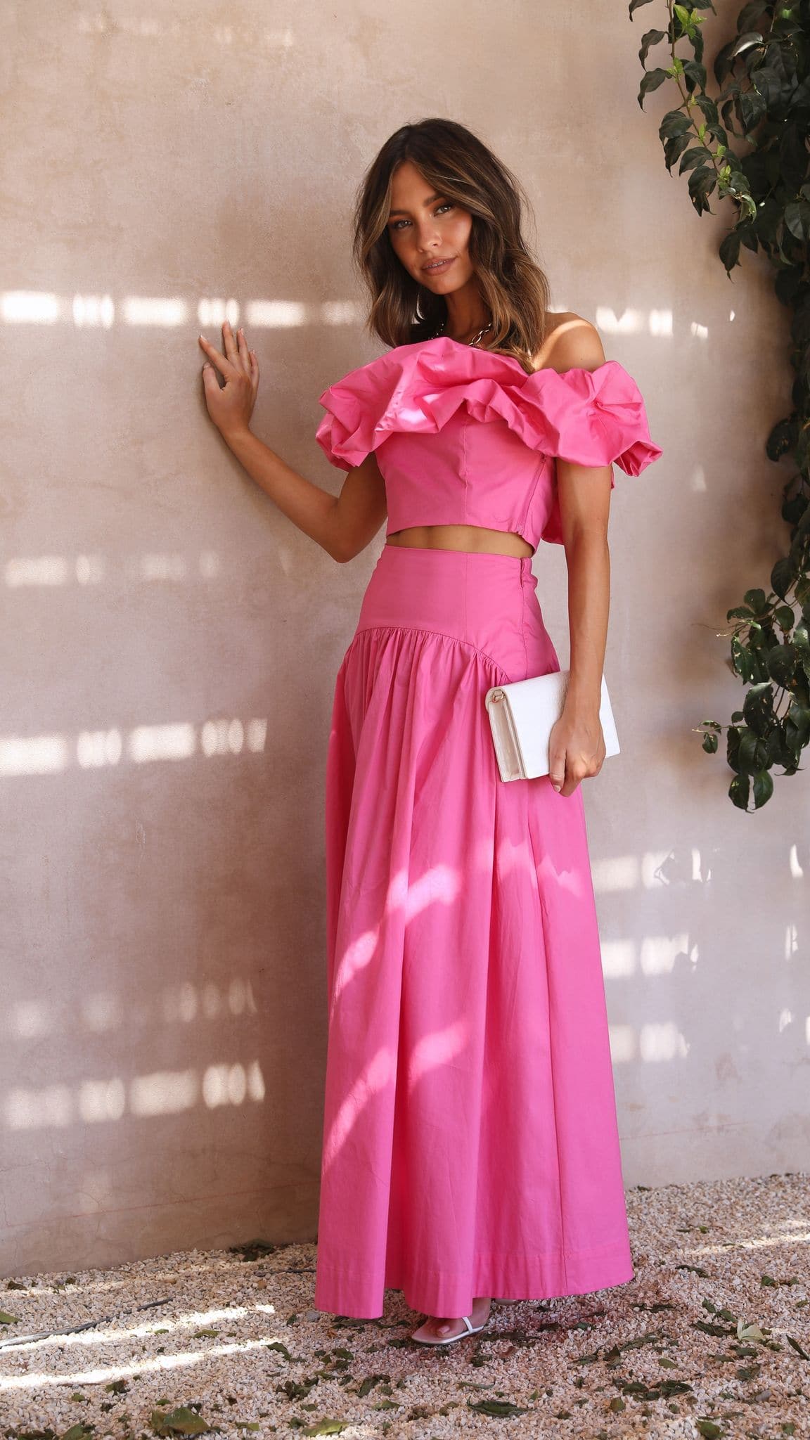 Savannah Maxi Skirt - Pink
