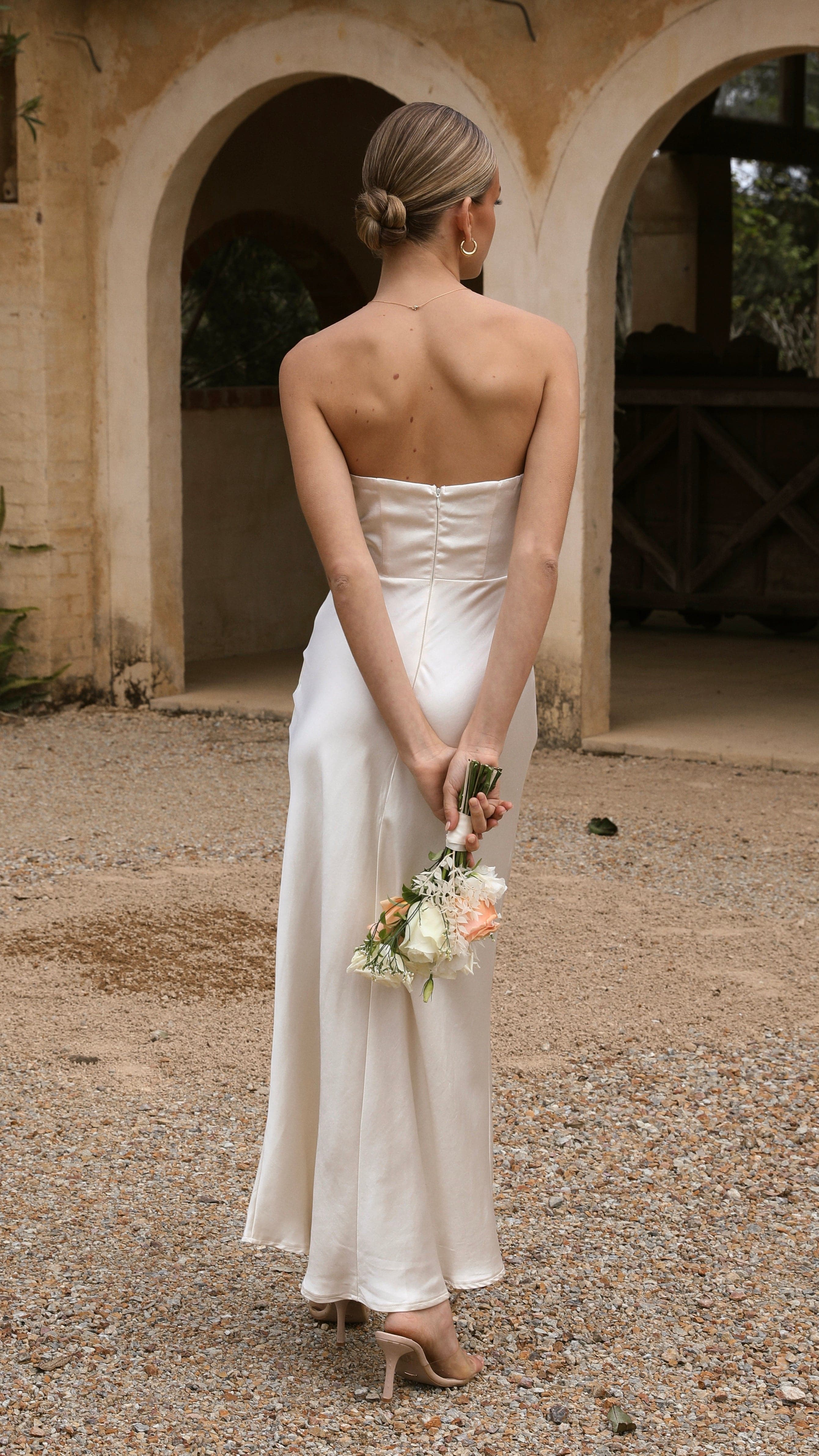 Shona Maxi Dress - Oyster