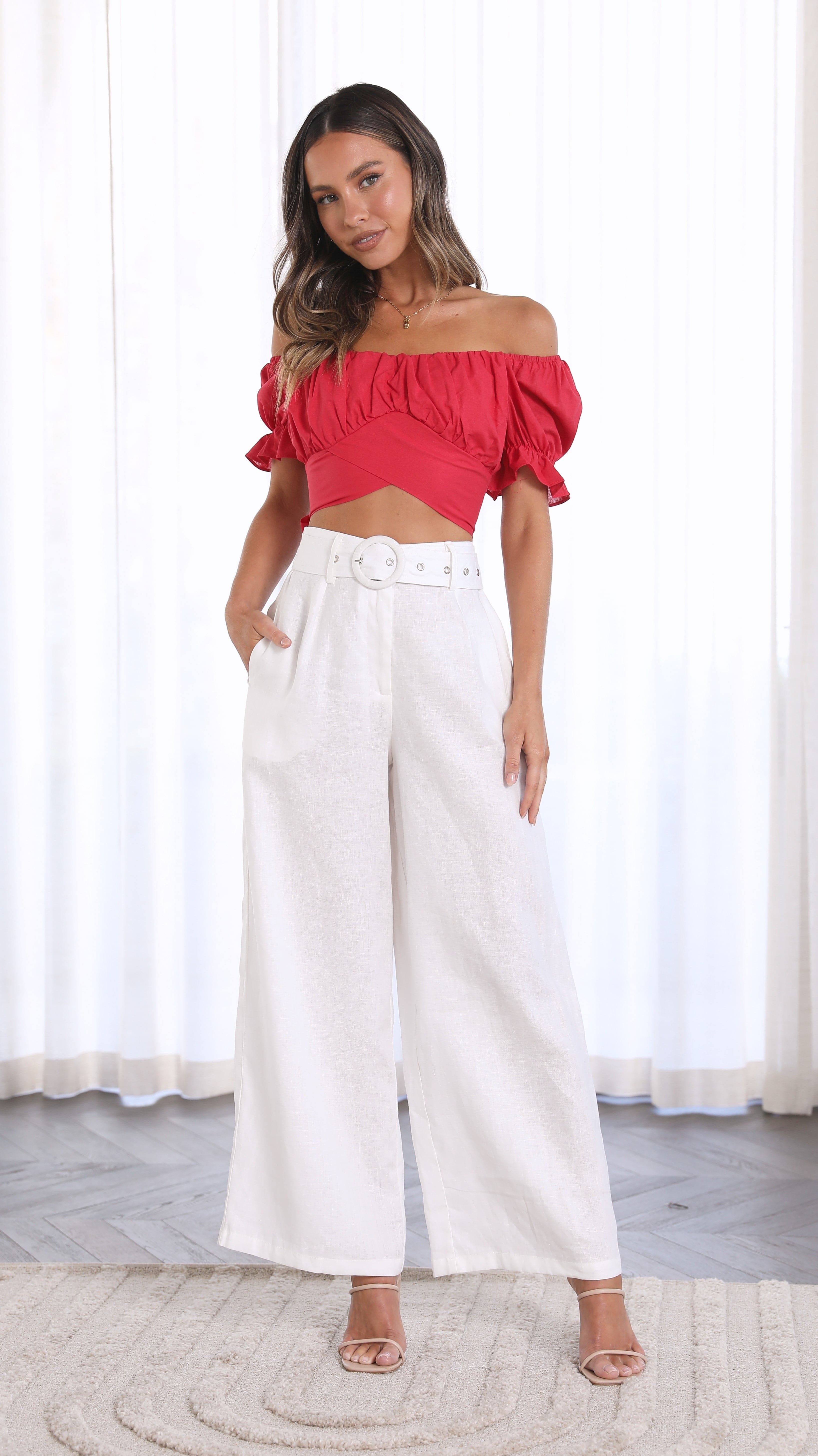 Odette Pants - White