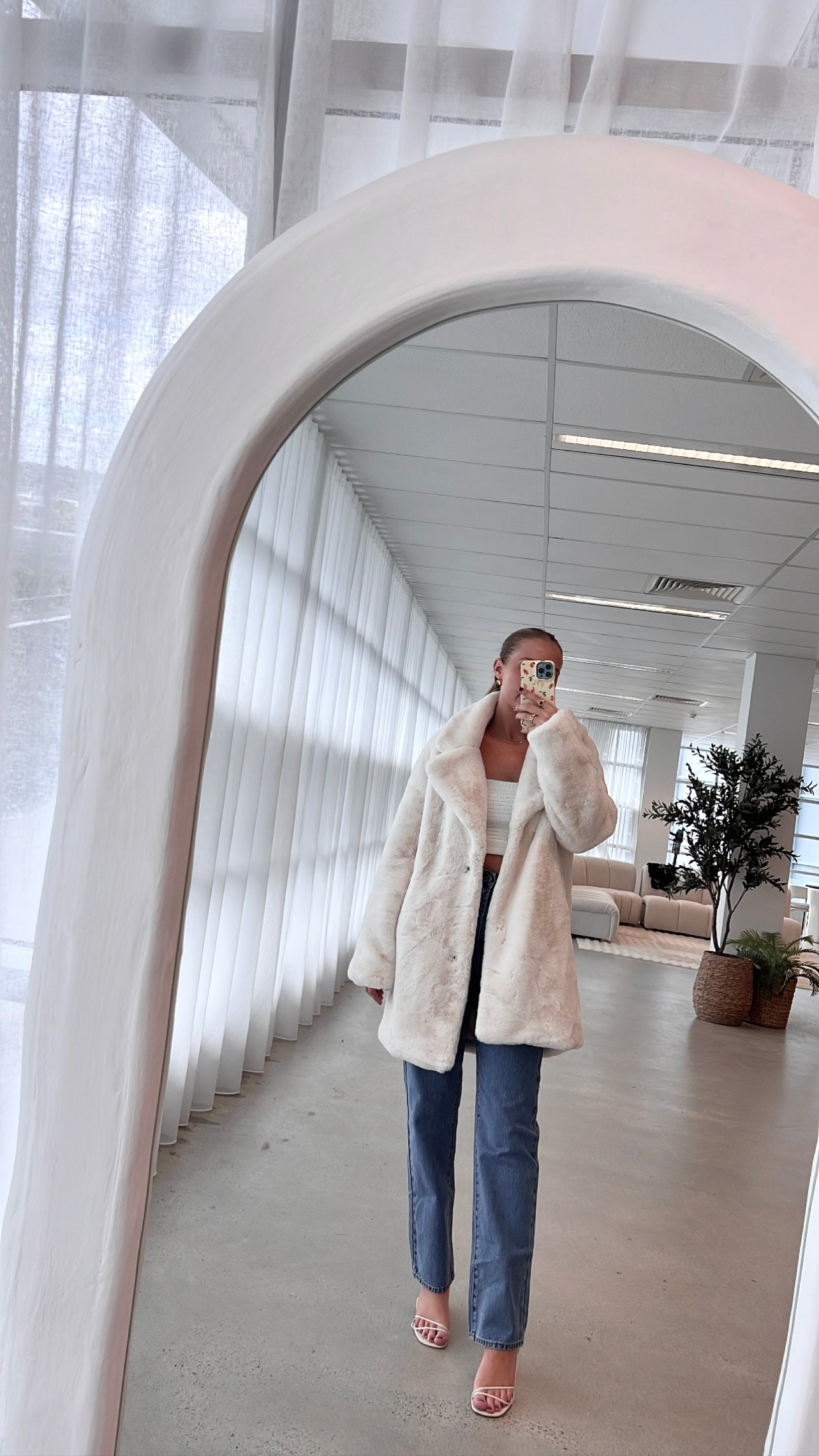 Pamela Coat - White